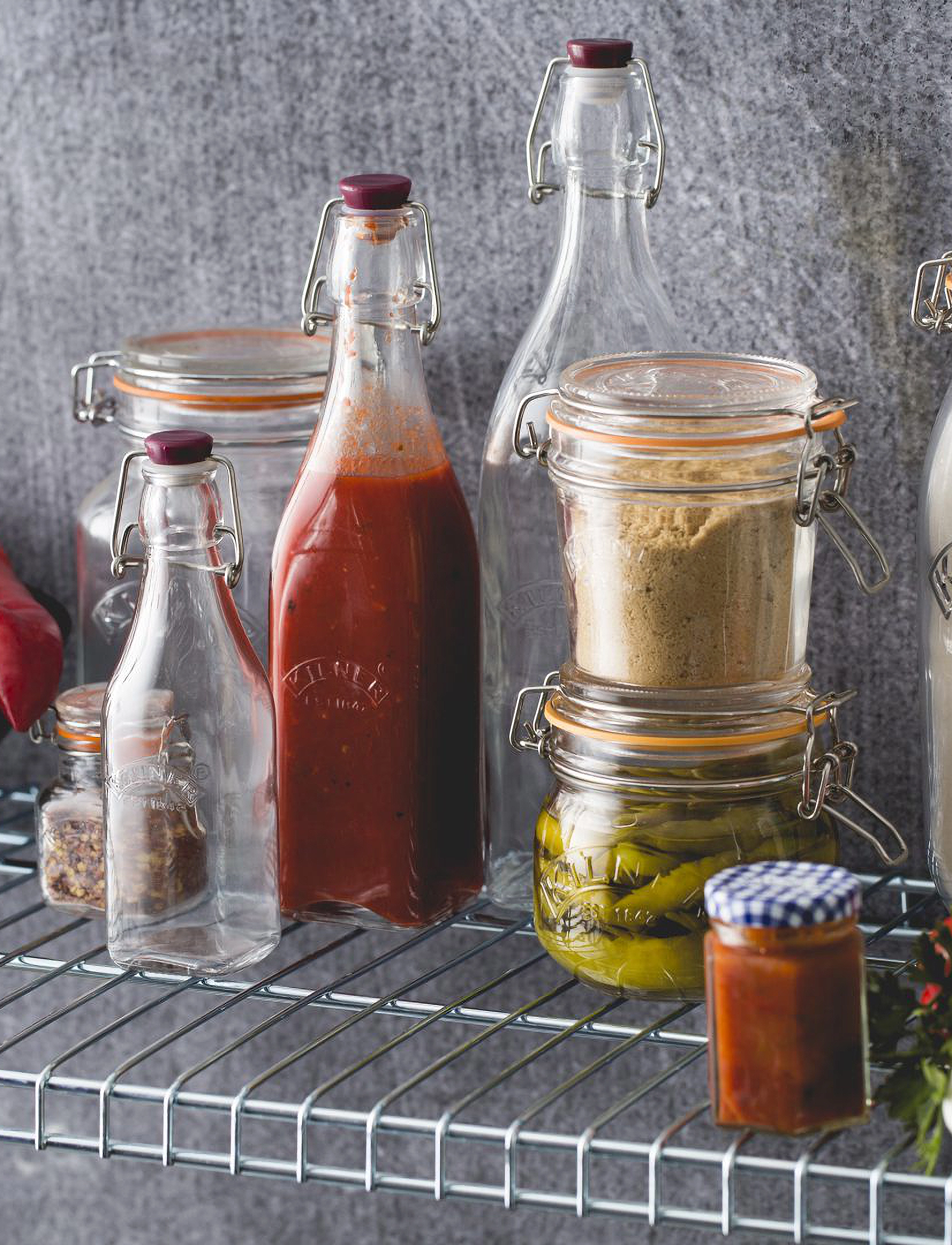 Kilner - Clip top preserve bottle - kitchen jars - clear - 2