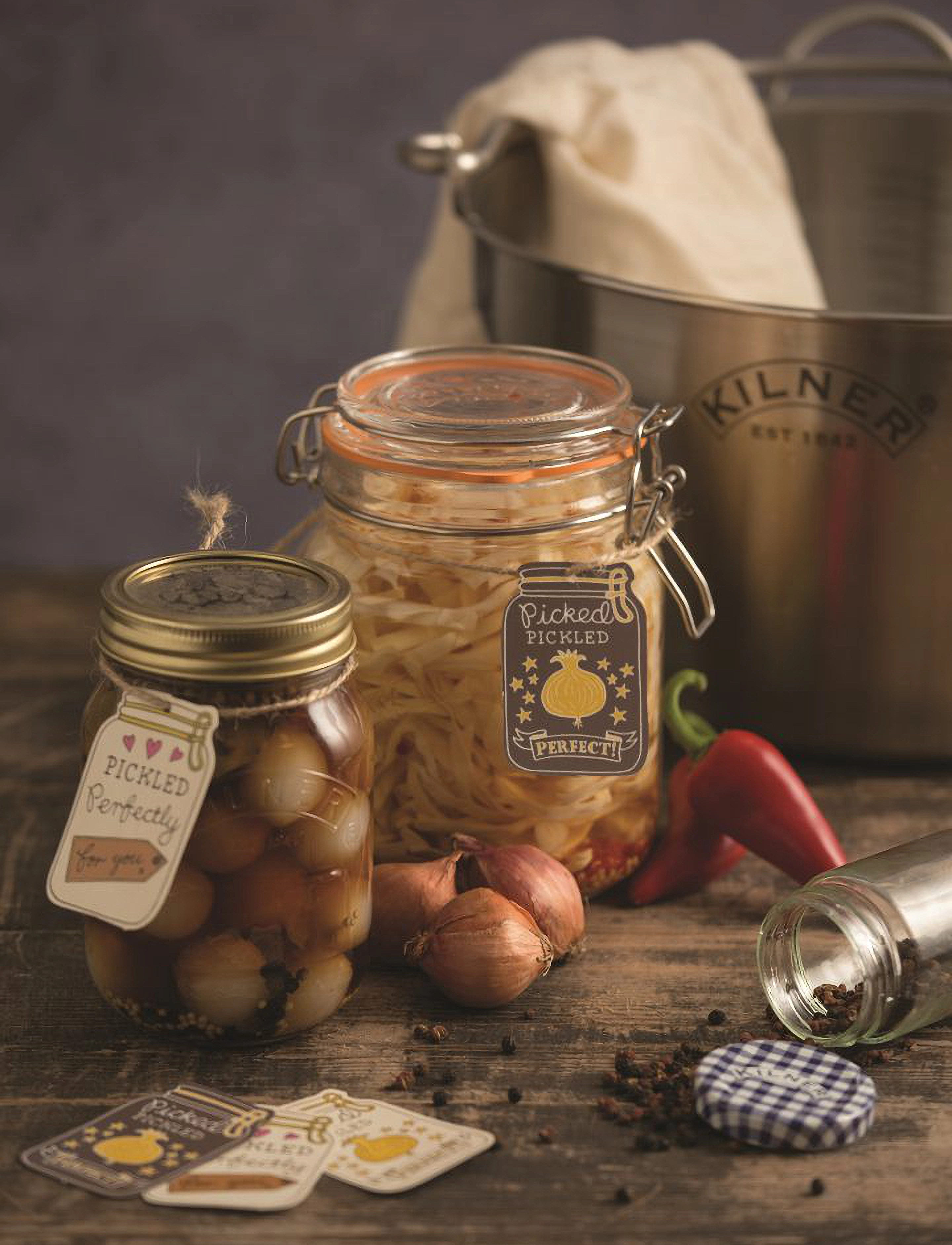 Kilner Konserveringsdåse Bygel Kilner, 1 L, Nude, Køkkenopbevaring > Køkkenkrukker, Unisex