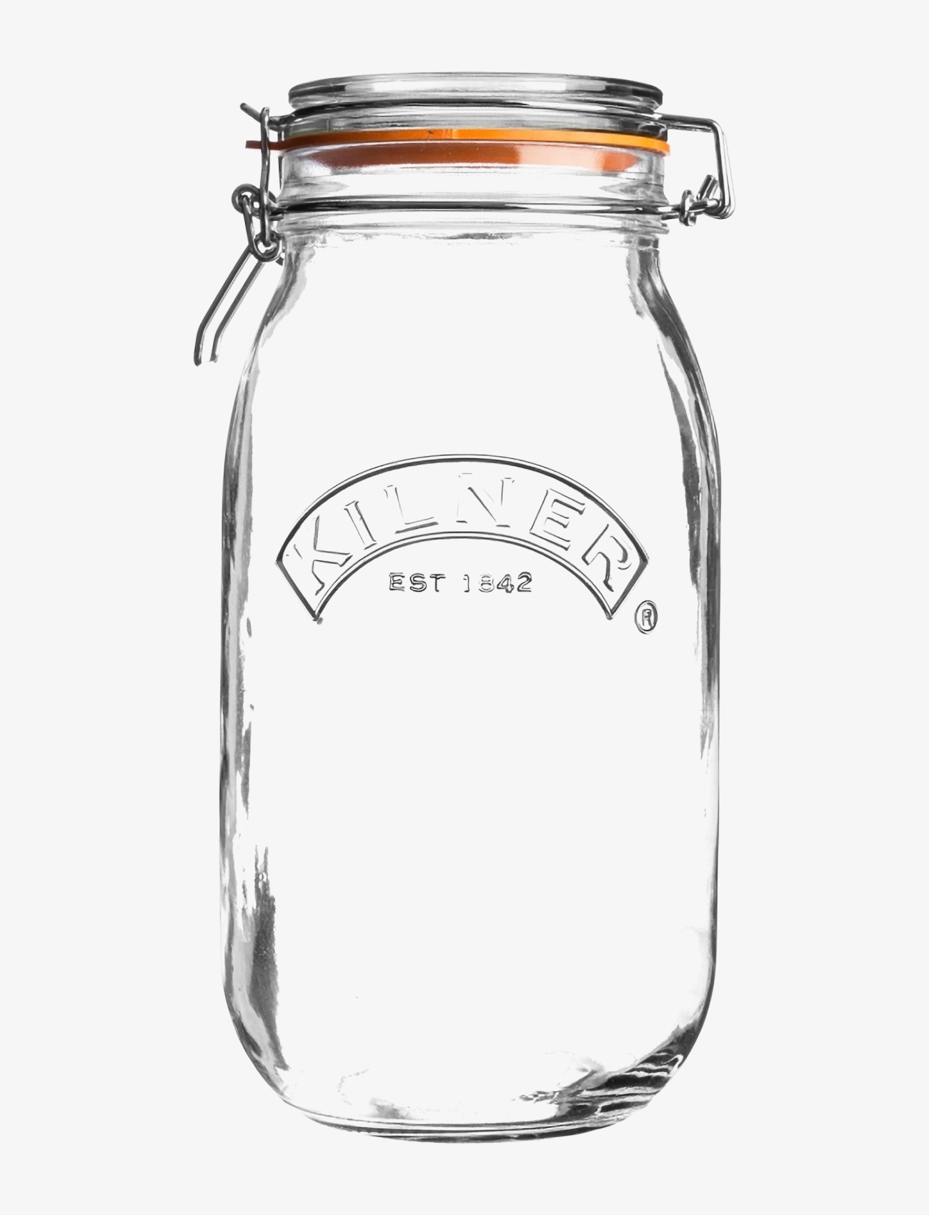 Kilner Konserveringsglas Bygel Kilner, Køkkenkrukke, Nude, Str: 1.5 L