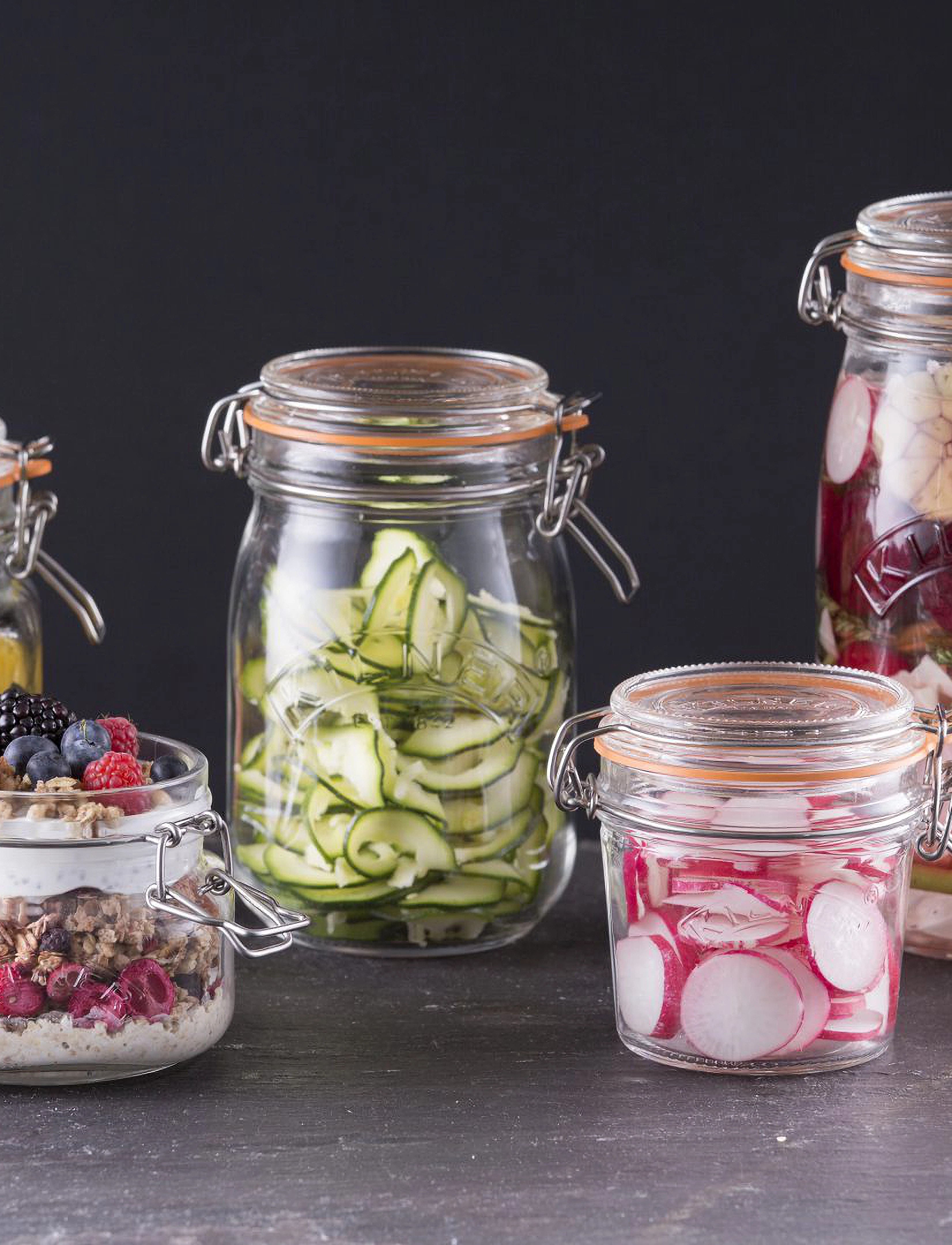Kilner Konserveringsdåse Bygel Kilner, 2 L, Kitchen Storage, Nackt - Jars, Homeware