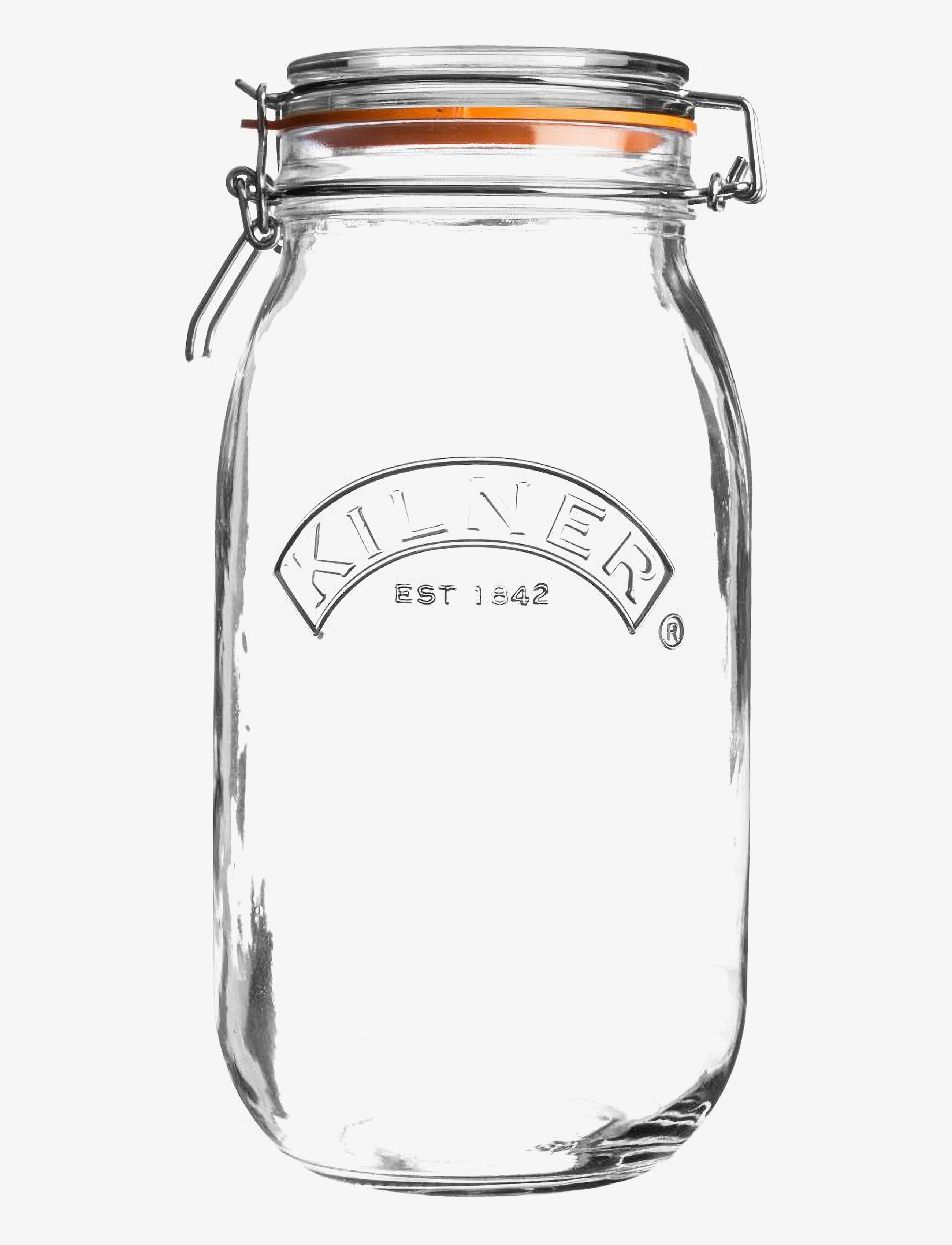 Kilner Konserveringsdåse Bygel Kilner, Køkkenkrukke, Nude, Str: 3 L