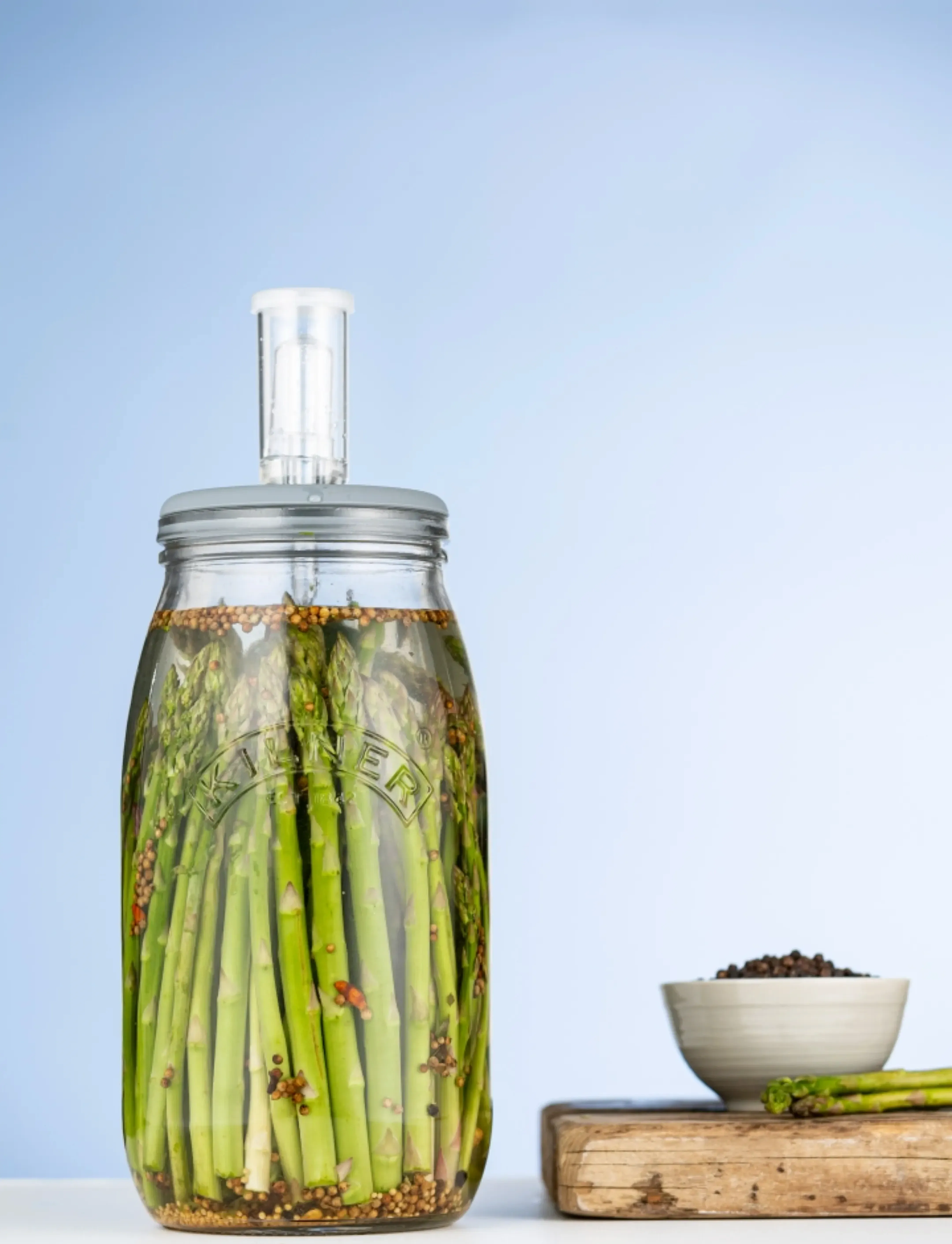 Kilner Fermenteringsset Kilner , Ø17X32 cm, White, Køkkenredskaber > Andre Køkkenredskaber, Unisex