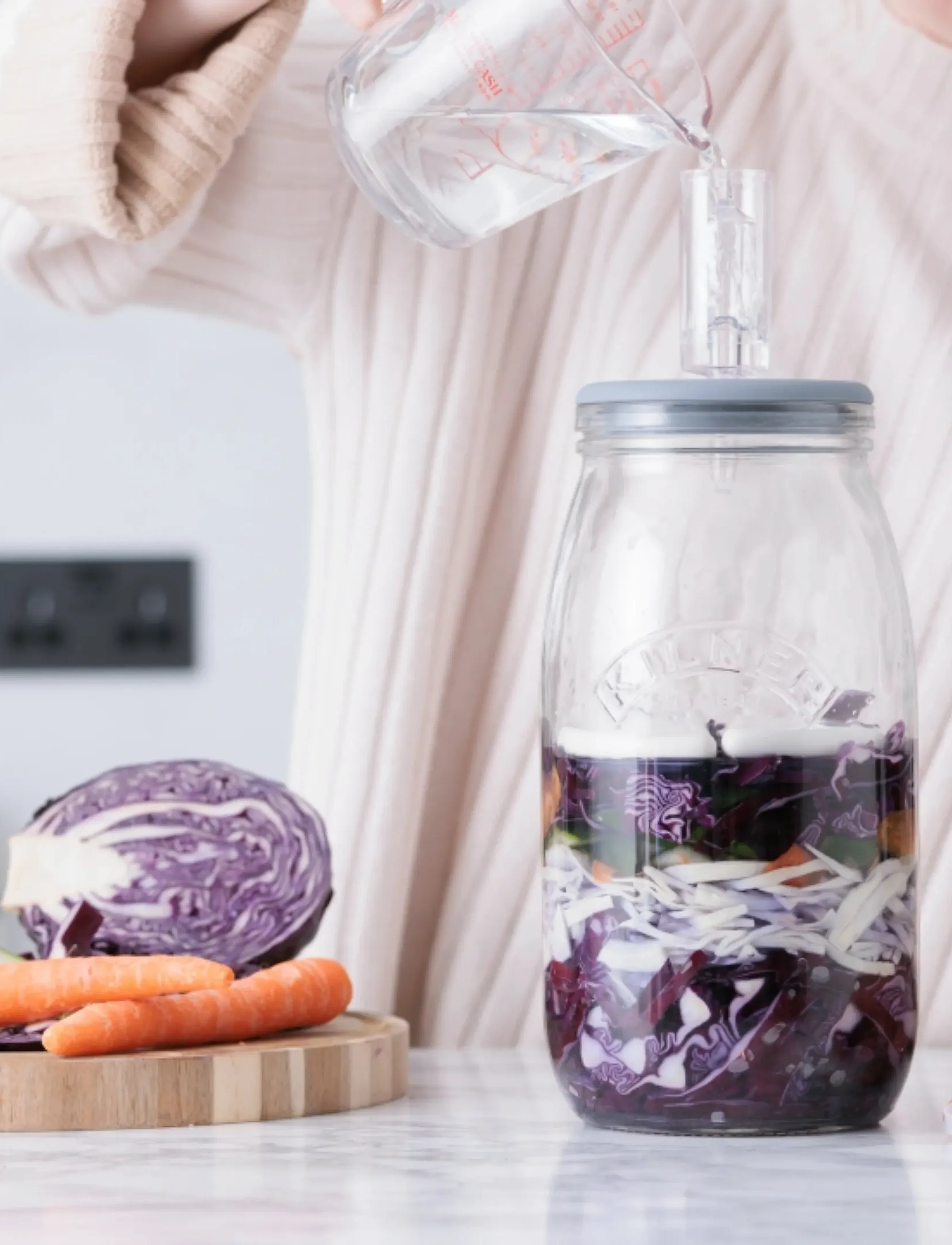 Kilner - Fermentation set Kilner® - andere küchenutensilien - clear - grey - 2