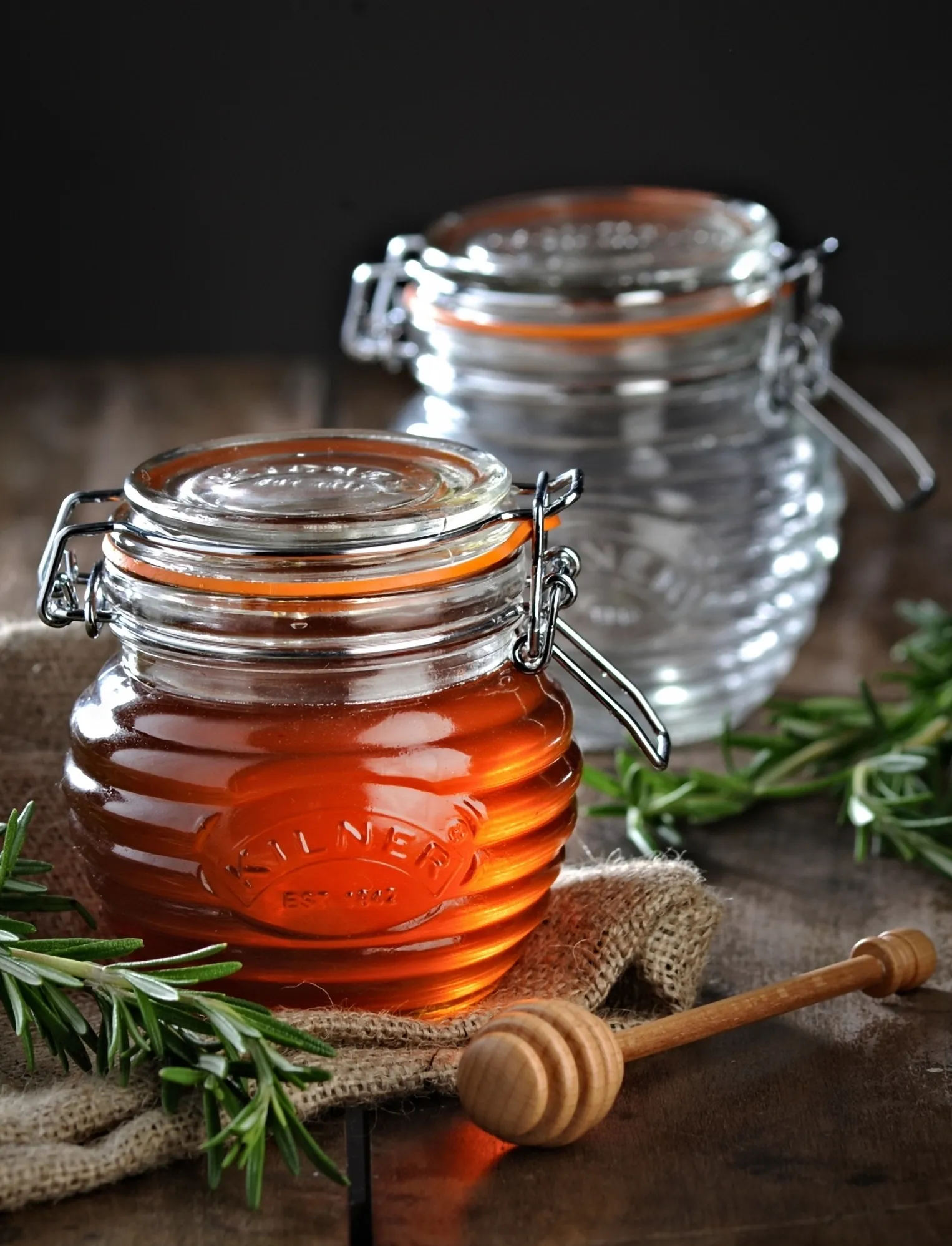 Kilner - Honey jar with scoop 400ml KILNER® - clear - 0