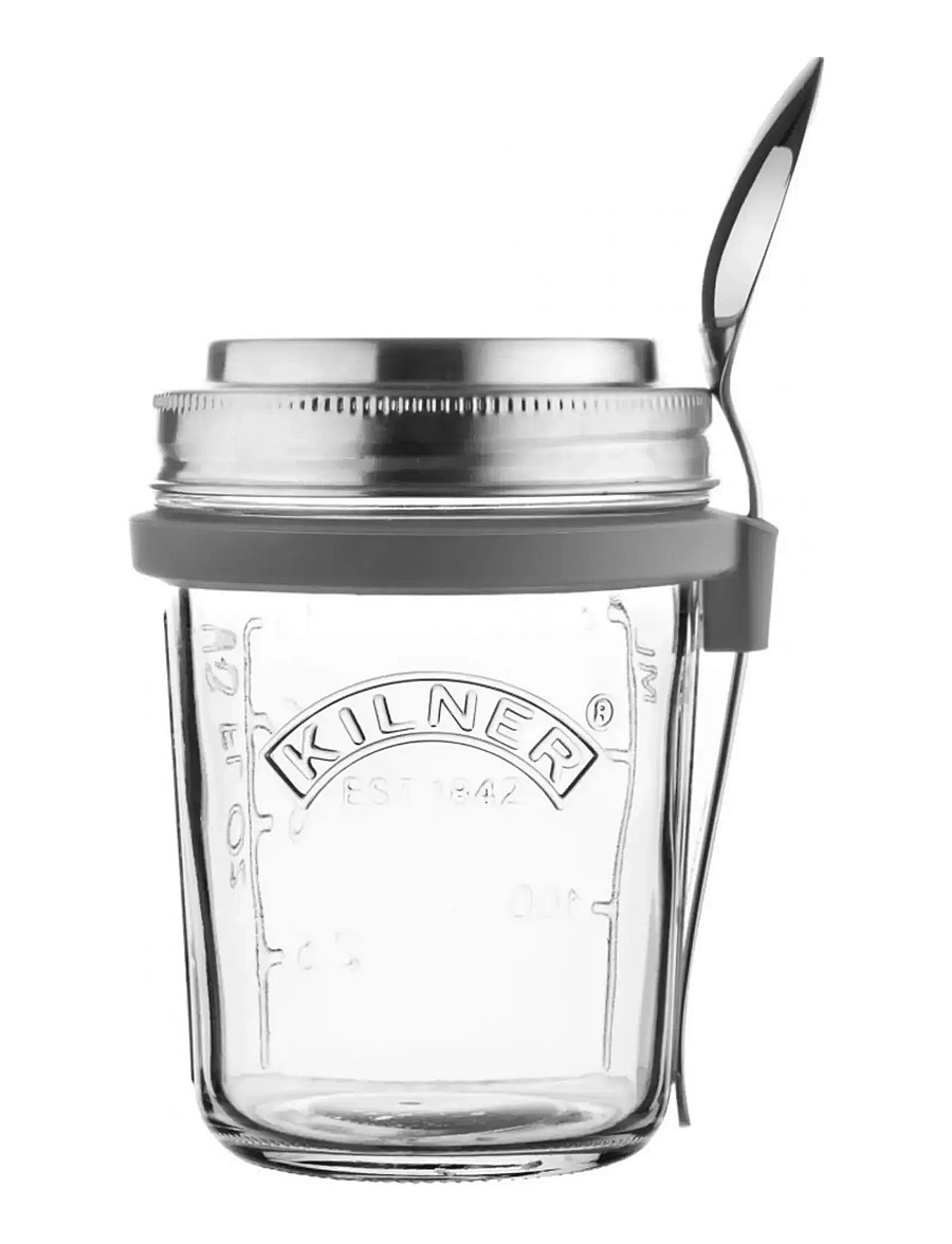 Kilner - Breatfast set Kilner® - die niedrigsten preise - clear - silver - grey - 0