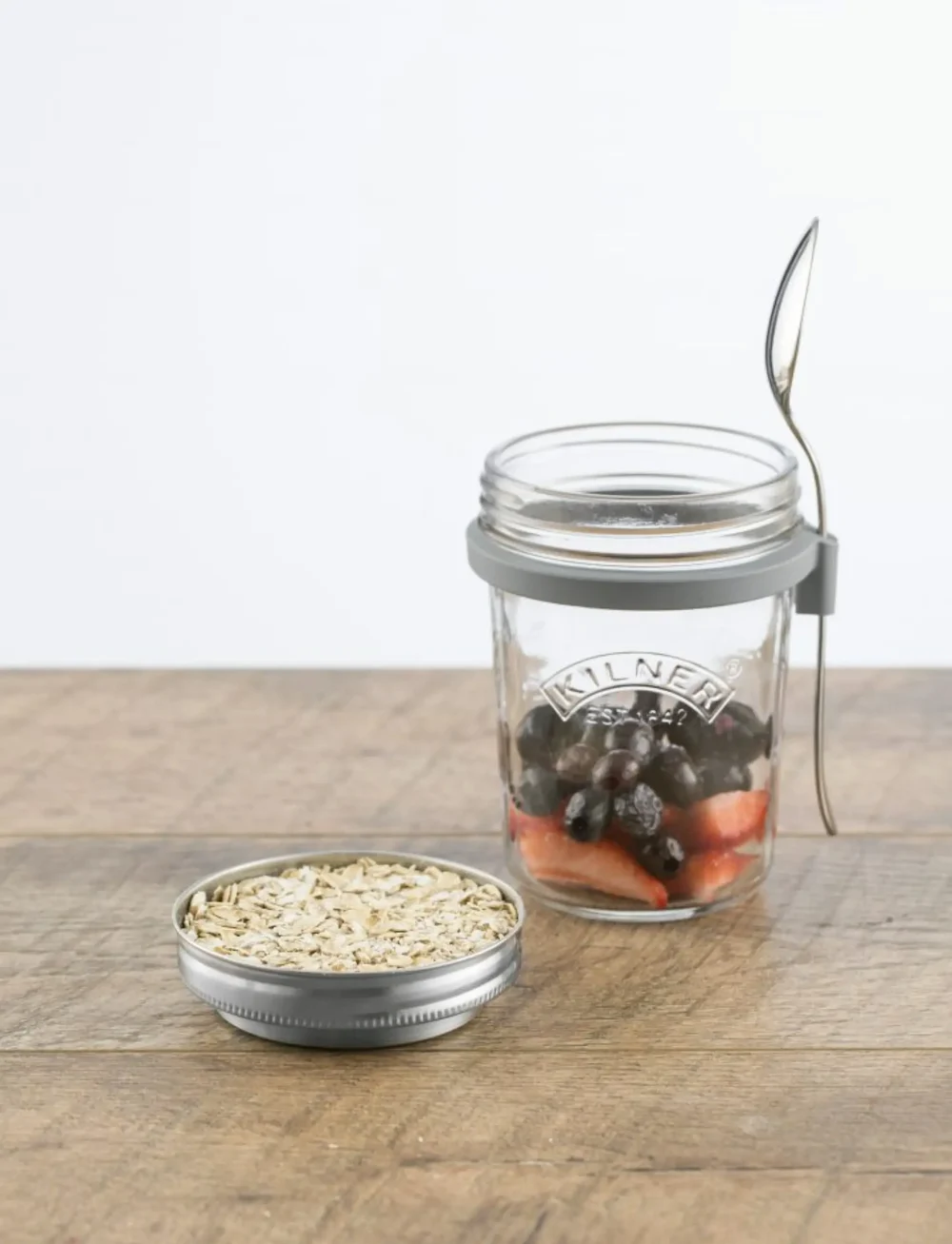 Kilner - Breatfast set Kilner® - zubehör für snacks & lebensmittel - clear - silver - grey - 3