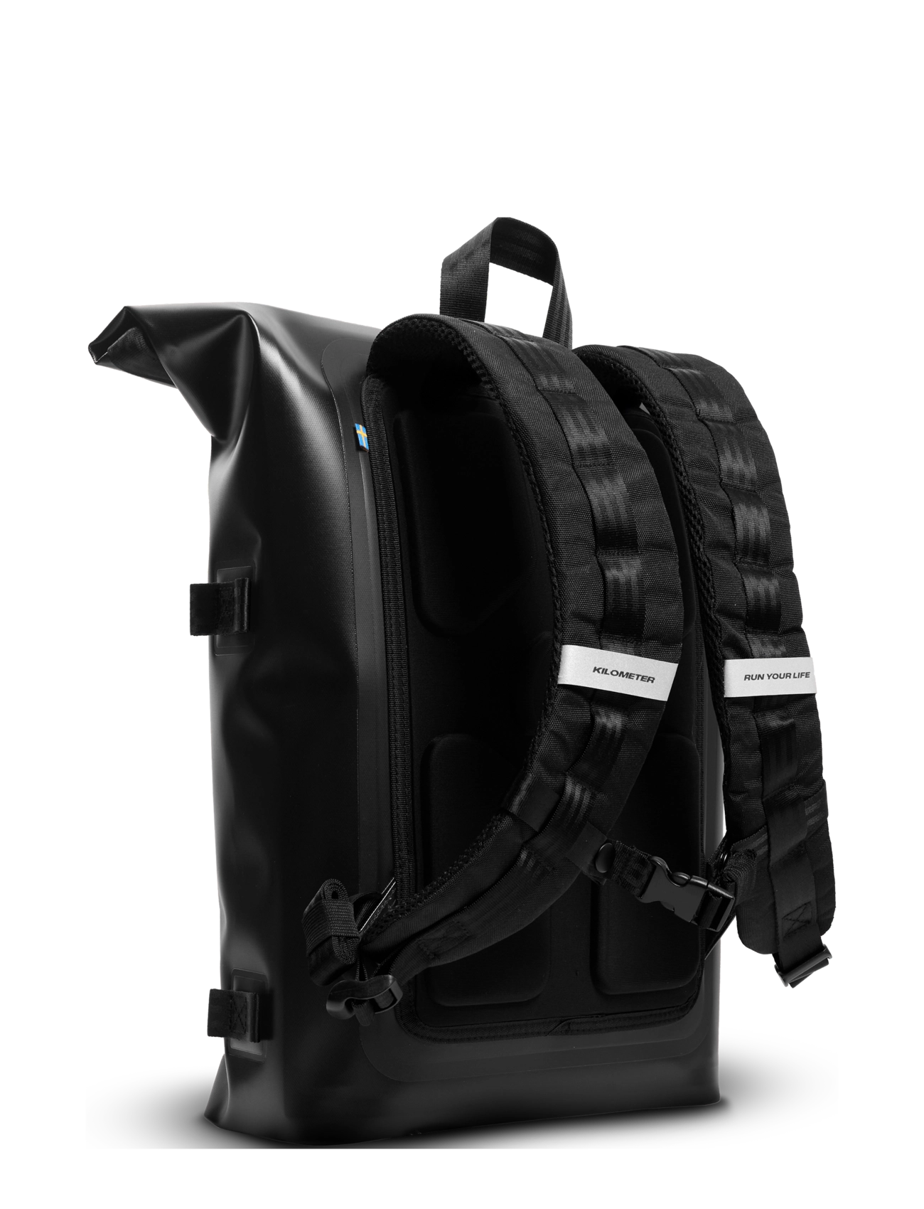 KILOMETER STUDIOS - Everyday rolltop - seljakotid - black - 5
