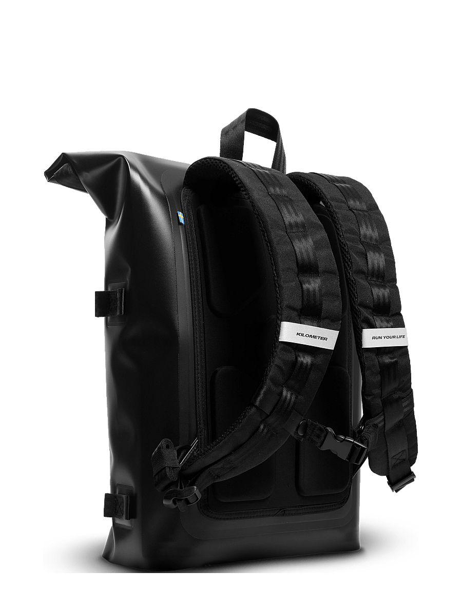 KILOMETER STUDIOS - Everyday rolltop - sacs à dos de sport - black - 5