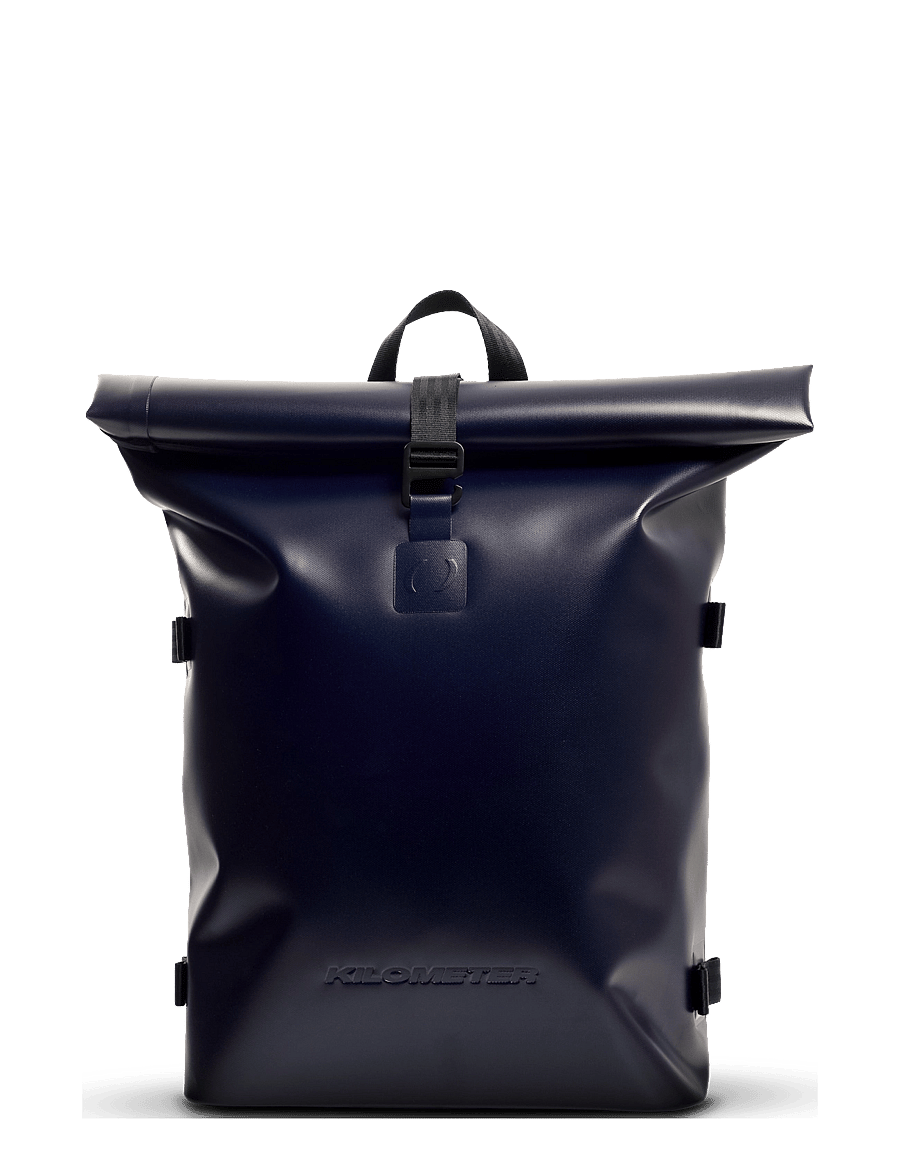 KILOMETER STUDIOS - Everyday rolltop - sport backpacks - navy - 0