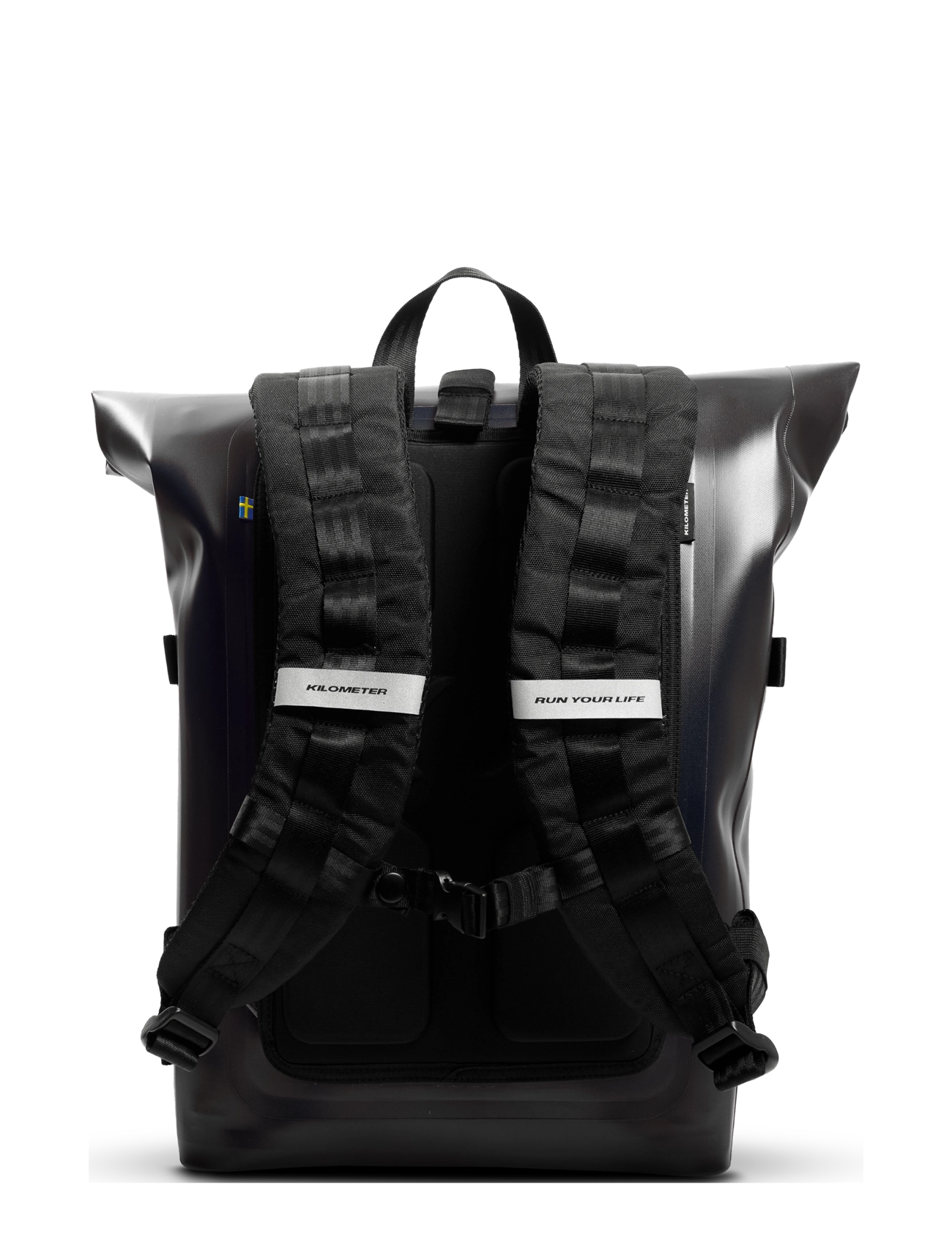 KILOMETER STUDIOS - Everyday rolltop - sport backpacks - navy - 3