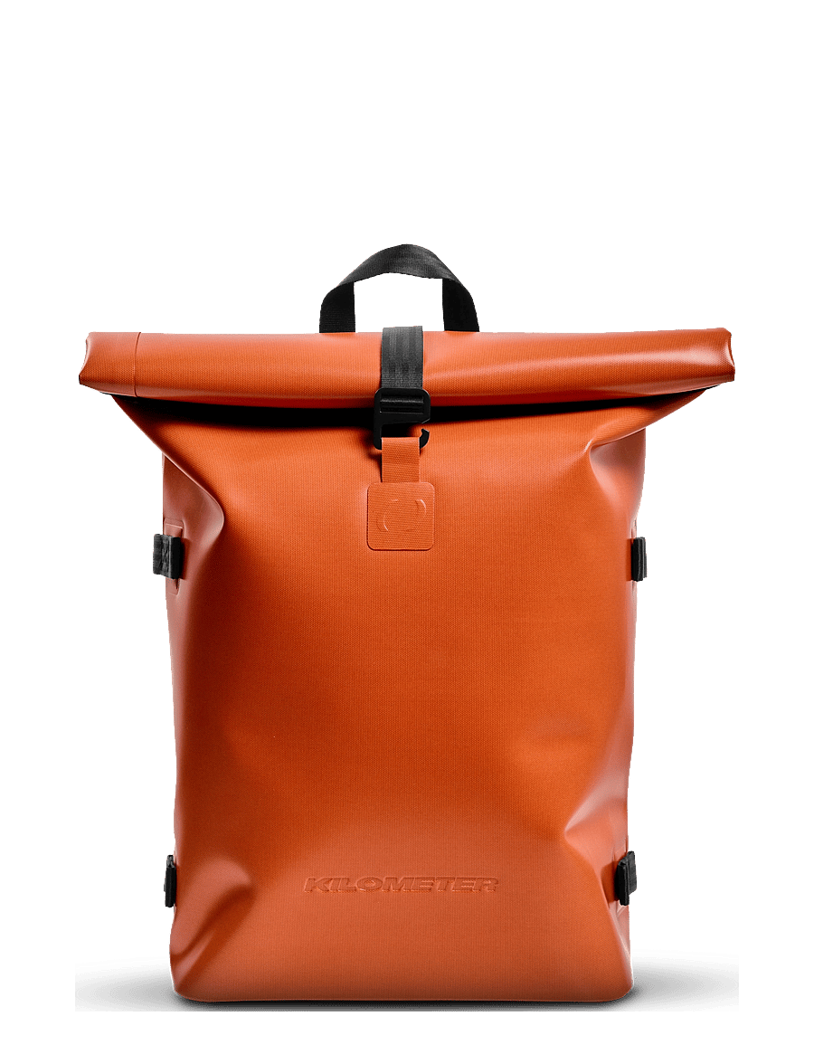 KILOMETER STUDIOS - Everyday rolltop - sportryggsäckar - orange - 1