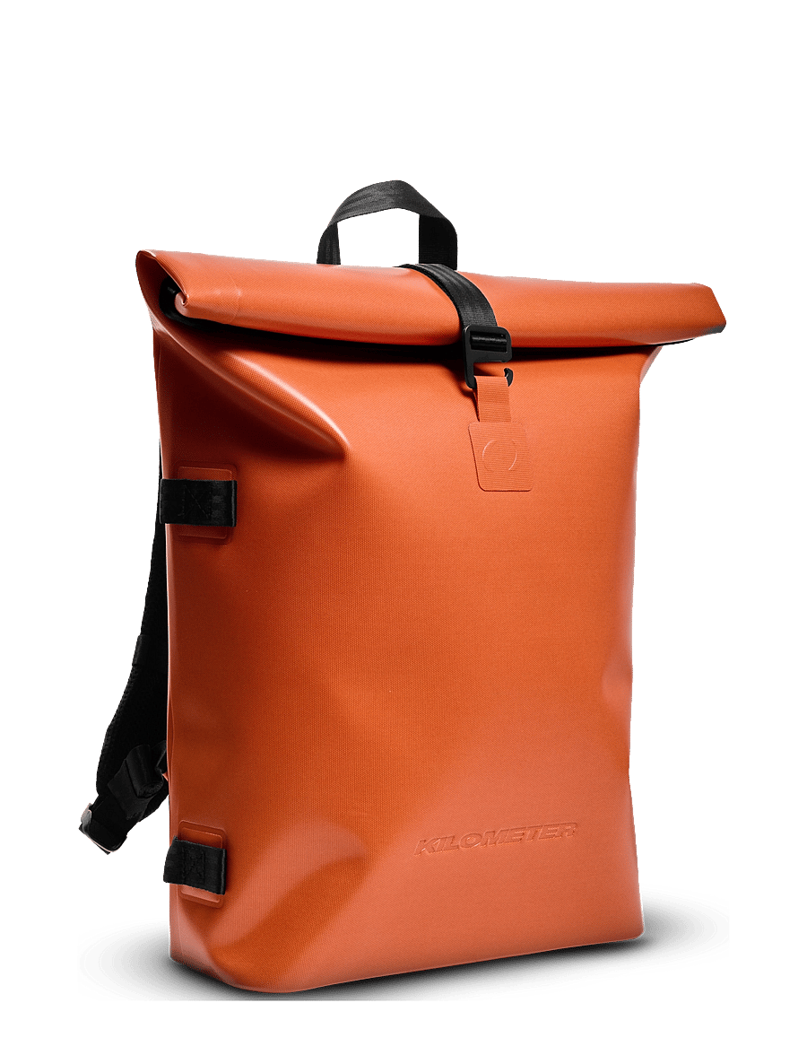 KILOMETER STUDIOS - Everyday rolltop - sportryggsäckar - orange - 2