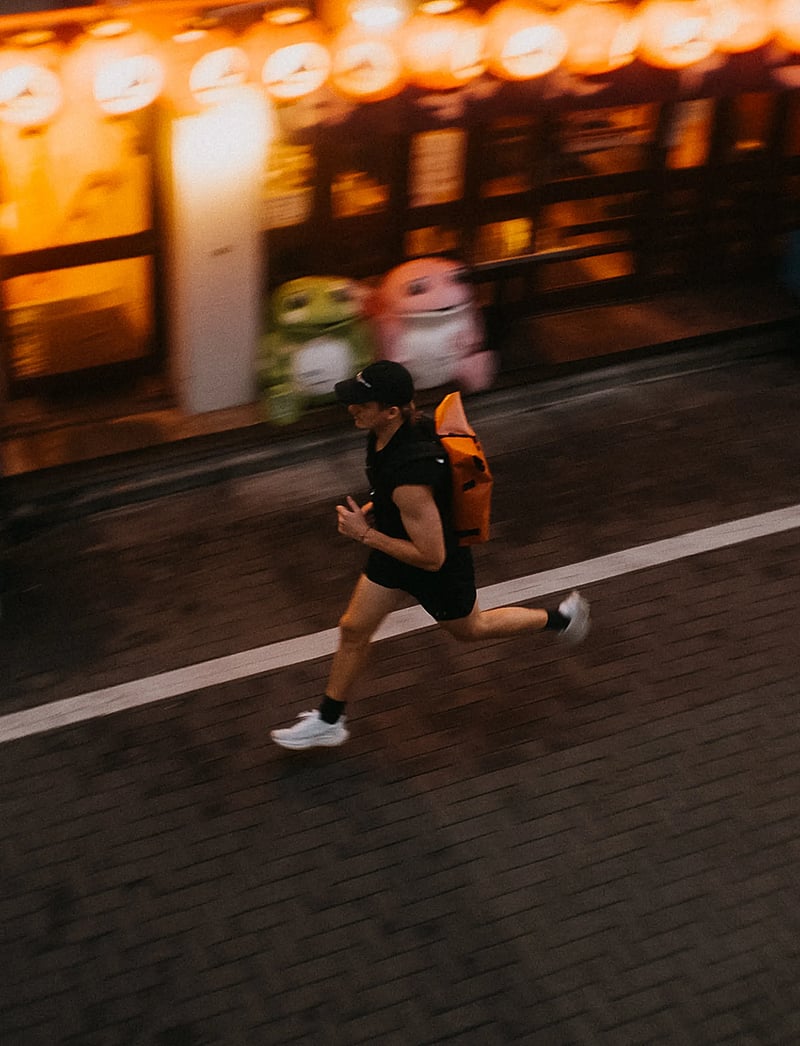 KILOMETER STUDIOS - Everyday rolltop - träningsväskor - orange - 0