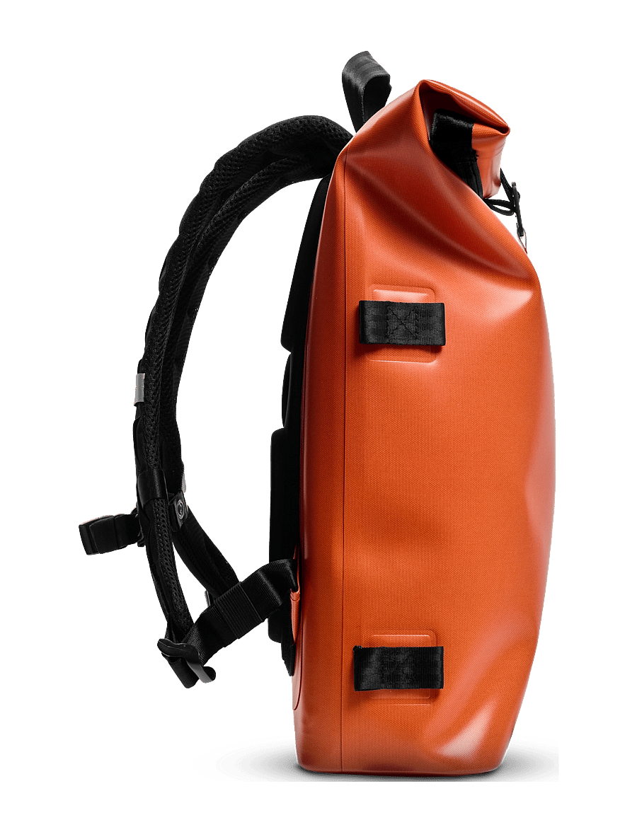 KILOMETER STUDIOS - Everyday rolltop - sportryggsäckar - orange - 3
