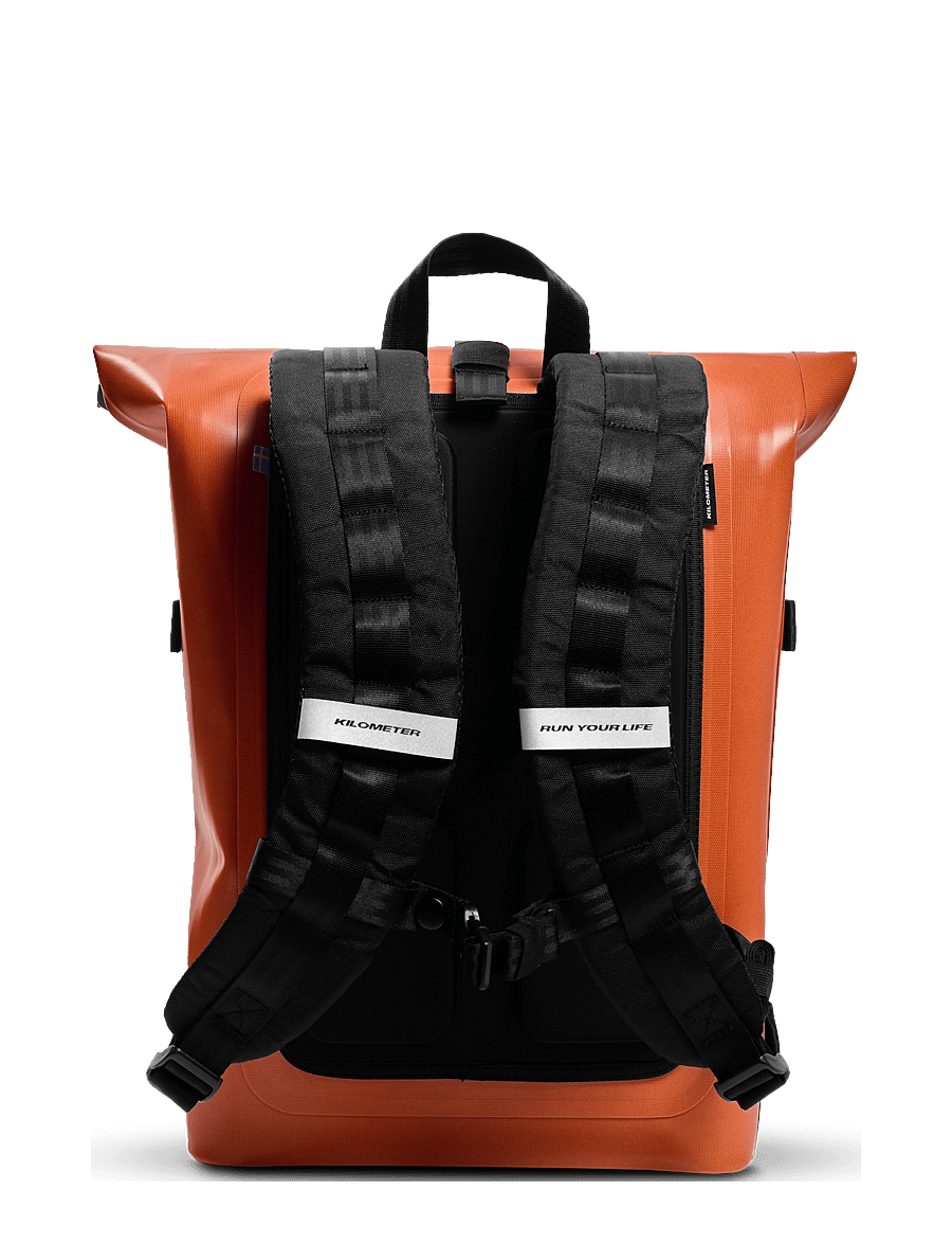 KILOMETER STUDIOS - Everyday rolltop - sportryggsäckar - orange - 4