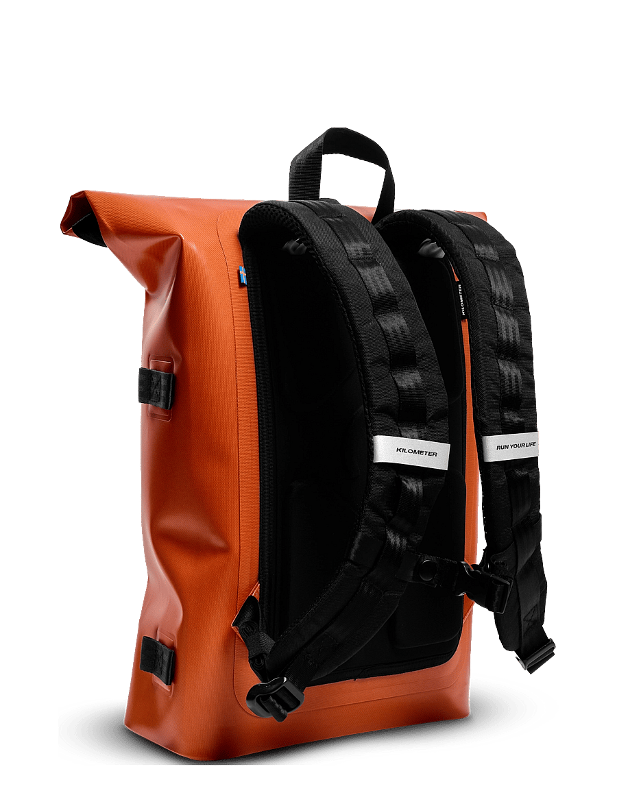 KILOMETER STUDIOS - Everyday rolltop - sportryggsäckar - orange - 5
