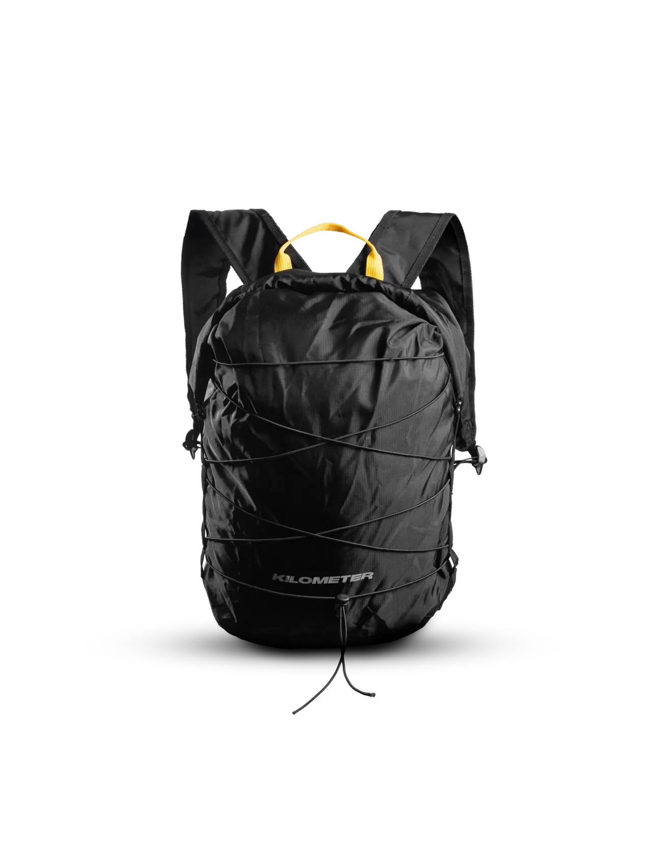 KILOMETER STUDIOS Packable Rolltop, Mænd, Pakbar Rolltop Rygsæk, Sort, Str: 14 L