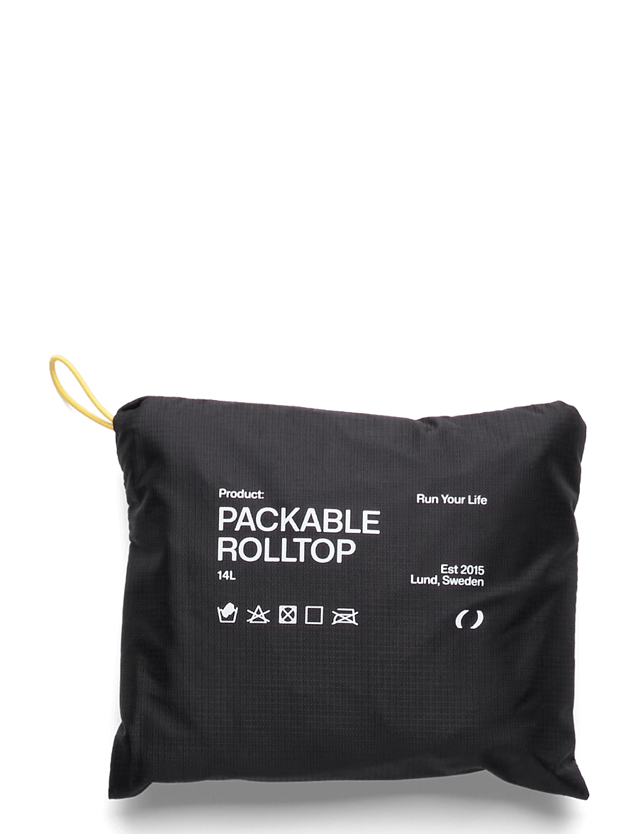 KILOMETER STUDIOS - Packable Rolltop - hardloopuitrusting - black - 4
