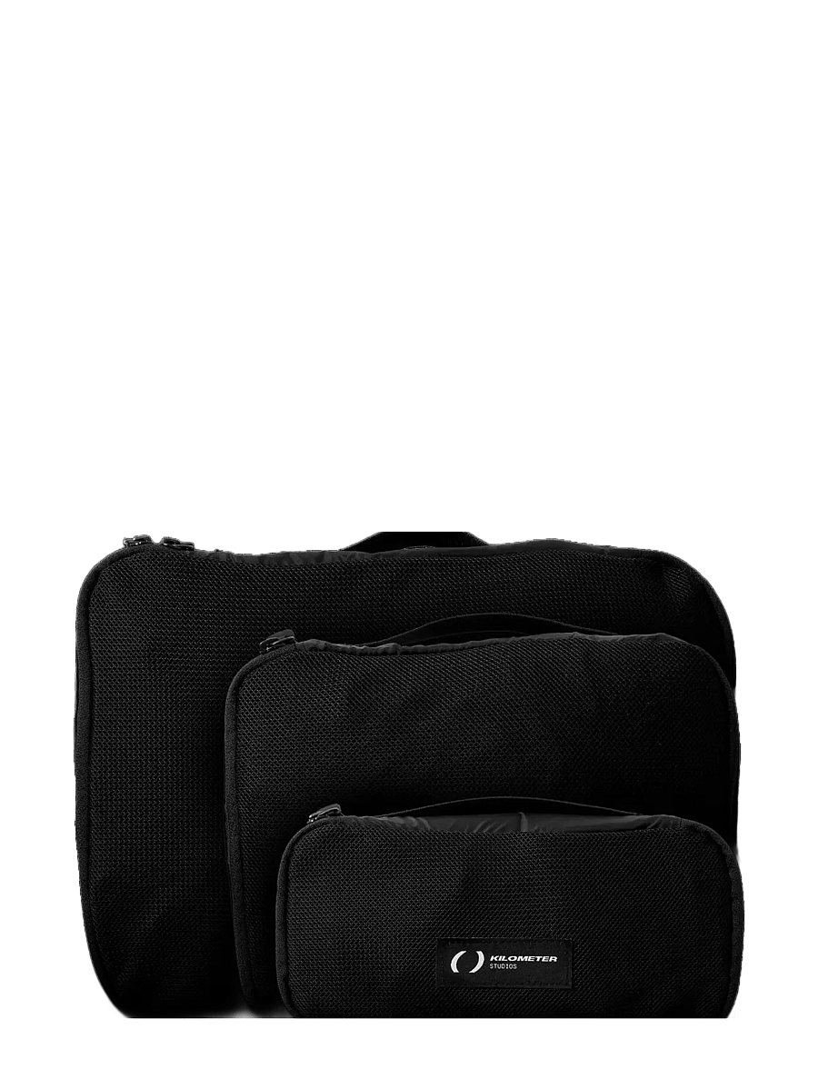 KILOMETER STUDIOS - Packing cubes set (3 pcs) - aksessuaarid kotile - black - 0