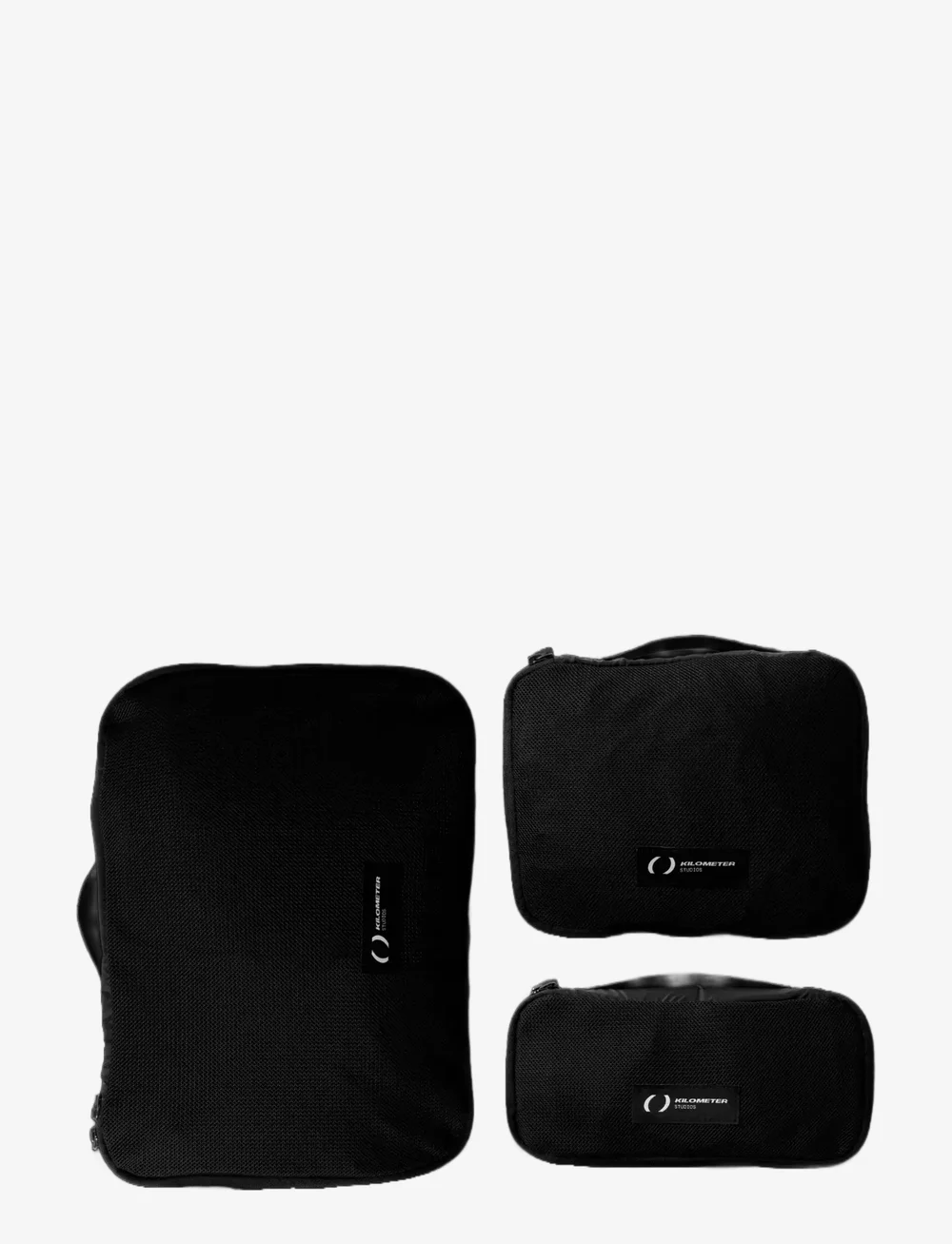 KILOMETER STUDIOS - Packing cubes set (3 pcs) - accessoires pour sacs - black - 4