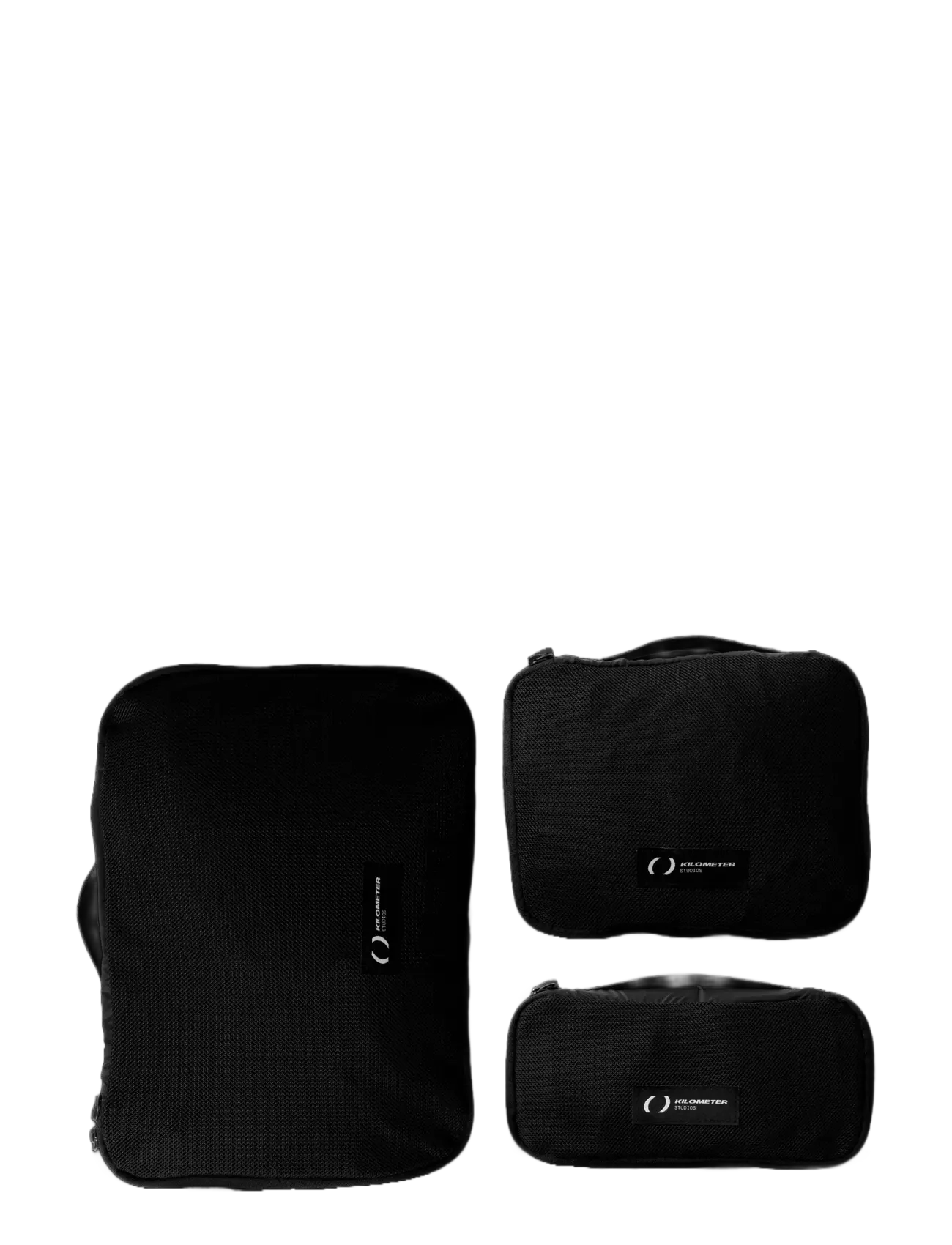 KILOMETER STUDIOS - Packing cubes set (3 pcs) - sport - black - 4