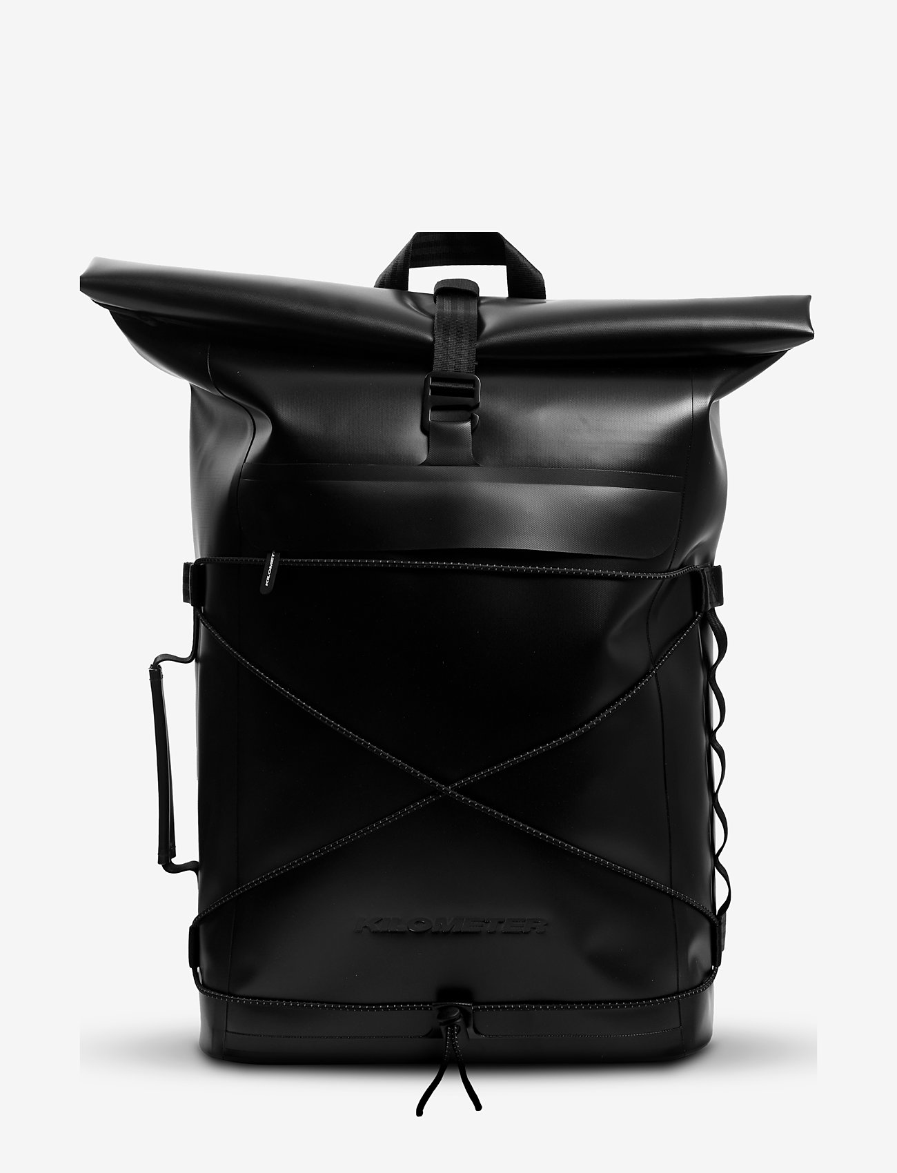 KILOMETER STUDIOS - Pannier rolltop (incl 2 carabiners) - sportstasker - black - 0
