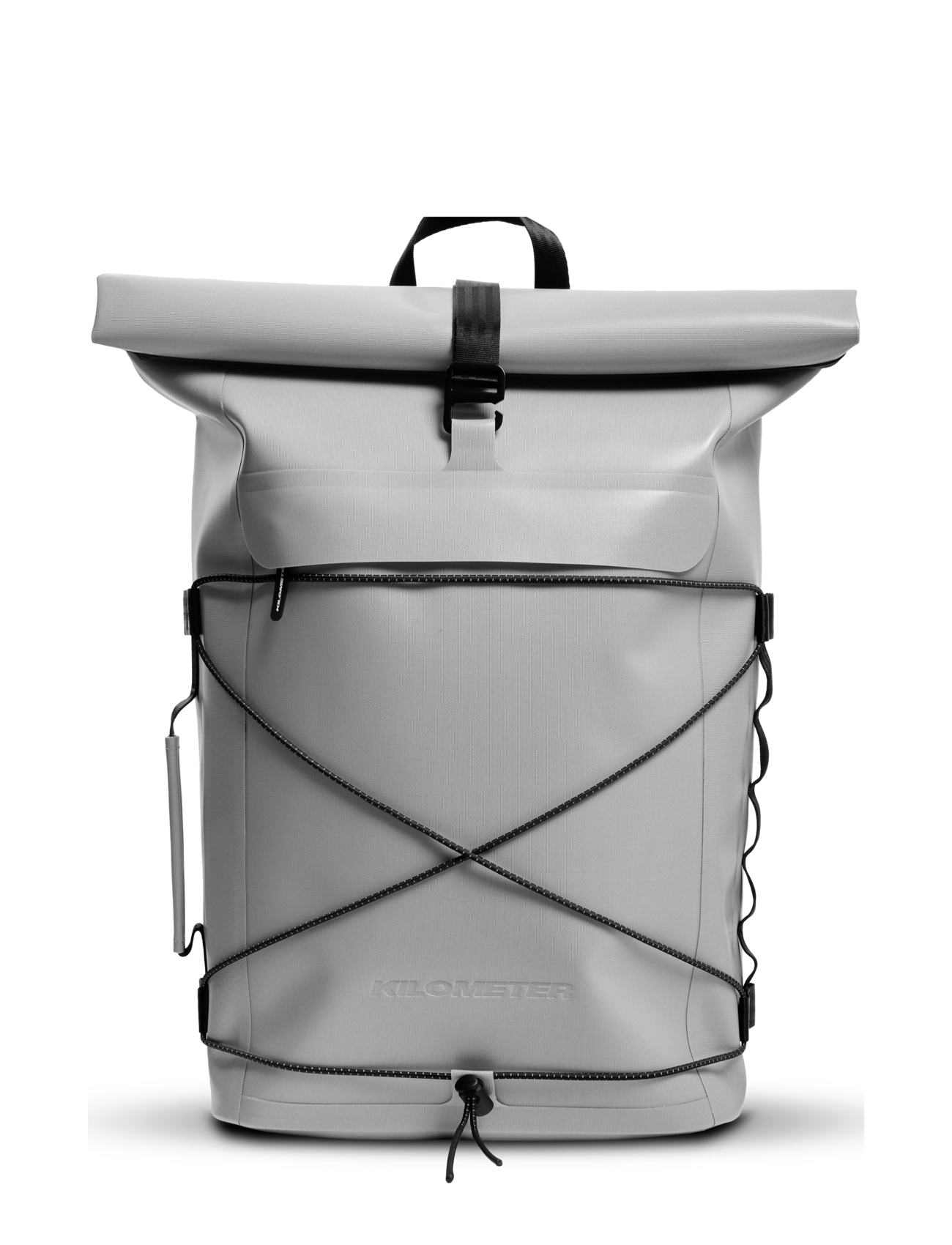 KILOMETER STUDIOS Pannier Rolltop (Incl 2 Carabiners), Mænd, Rulletoppose, Grå, Str: 22-30L