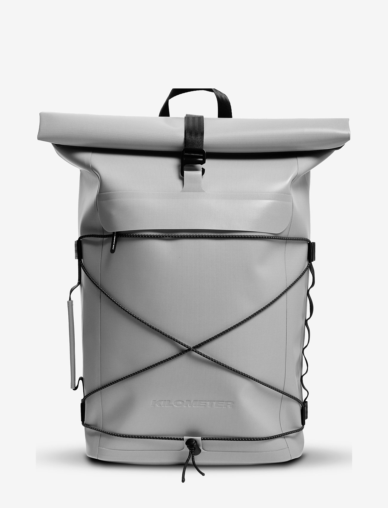 KILOMETER STUDIOS - Pannier rolltop (incl 2 carabiners) - träningsväskor - grey - 0