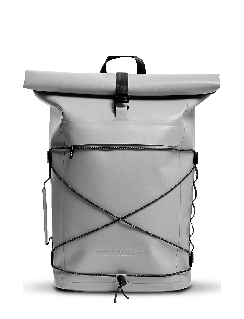 KILOMETER STUDIOS - Pannier rolltop (incl 2 carabiners) - träningsväskor - grey - 0