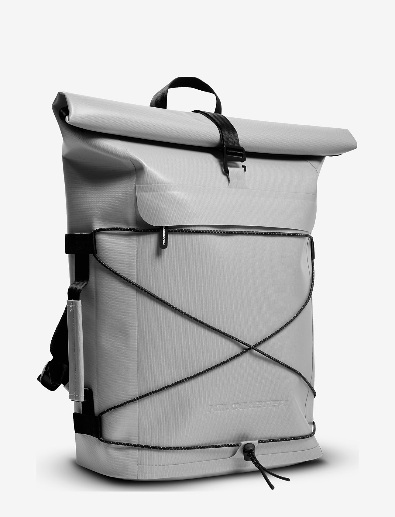 KILOMETER STUDIOS - Pannier rolltop (incl 2 carabiners) - träningsväskor - grey - 1