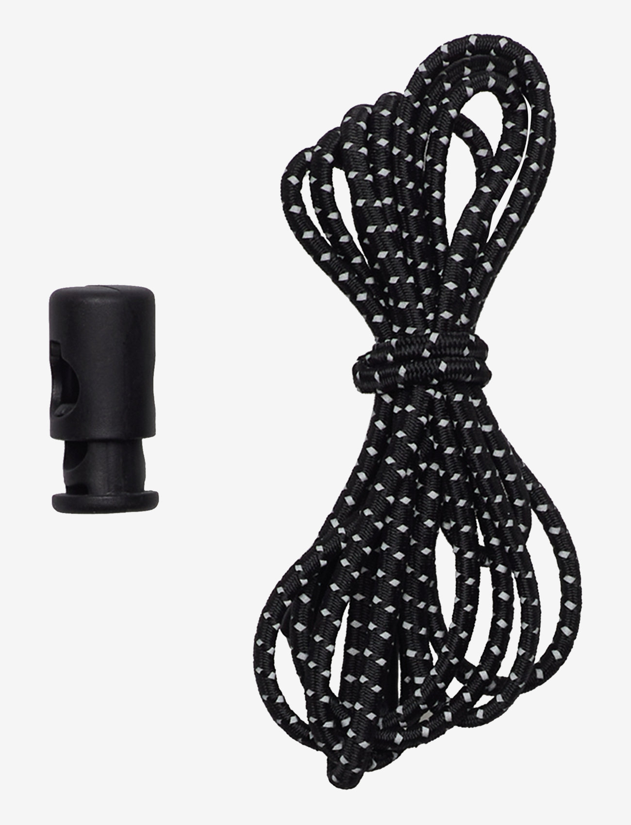 KILOMETER STUDIOS - Reflective string - löputrustning - black/silver - 0