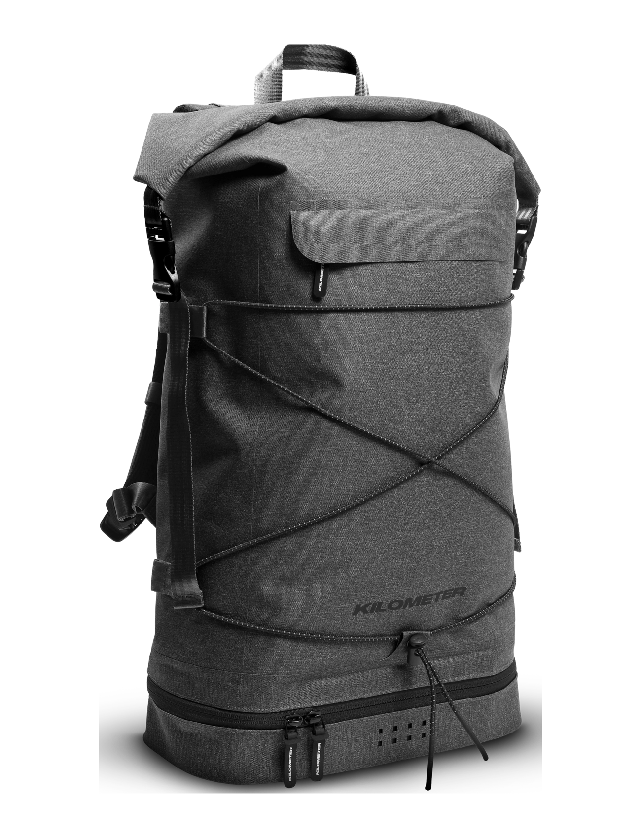 KILOMETER STUDIOS - Spin Bag - Íþróttabakpokar - grey - 2