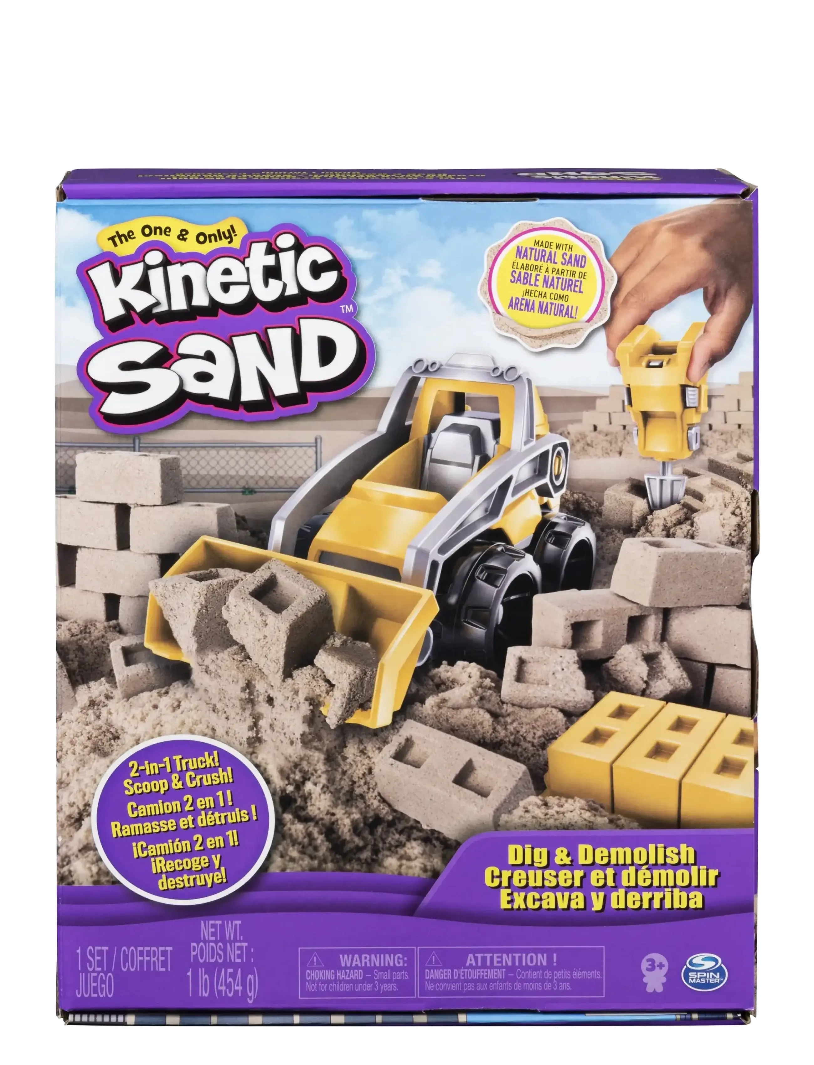 Kinetic Sand Kinetic Sand Dig & Demolish Set - Kampanj - MULTI / multi