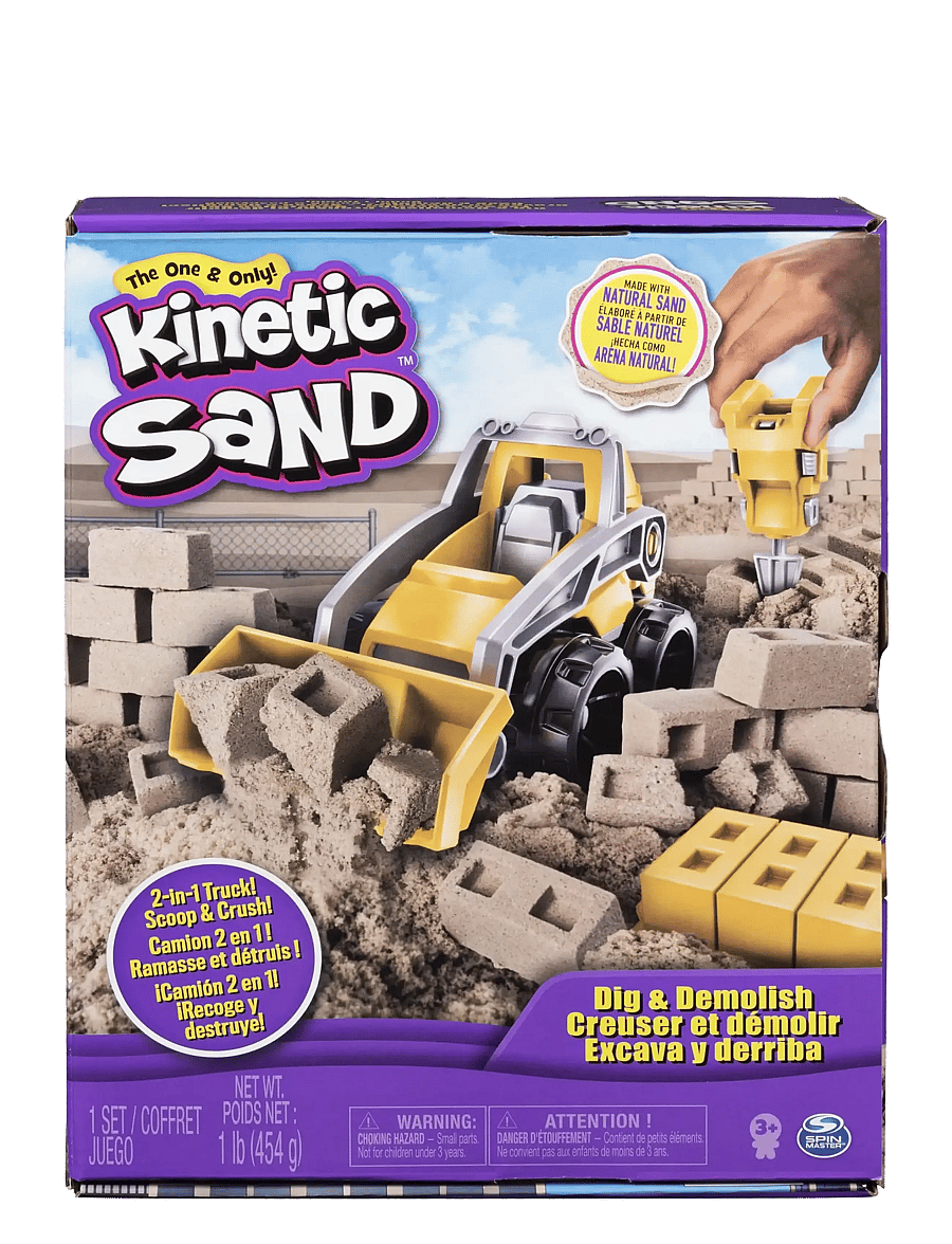 Kinetic Sand - Kinetic Sand Dig & Demolish Set - leir - multi - 1