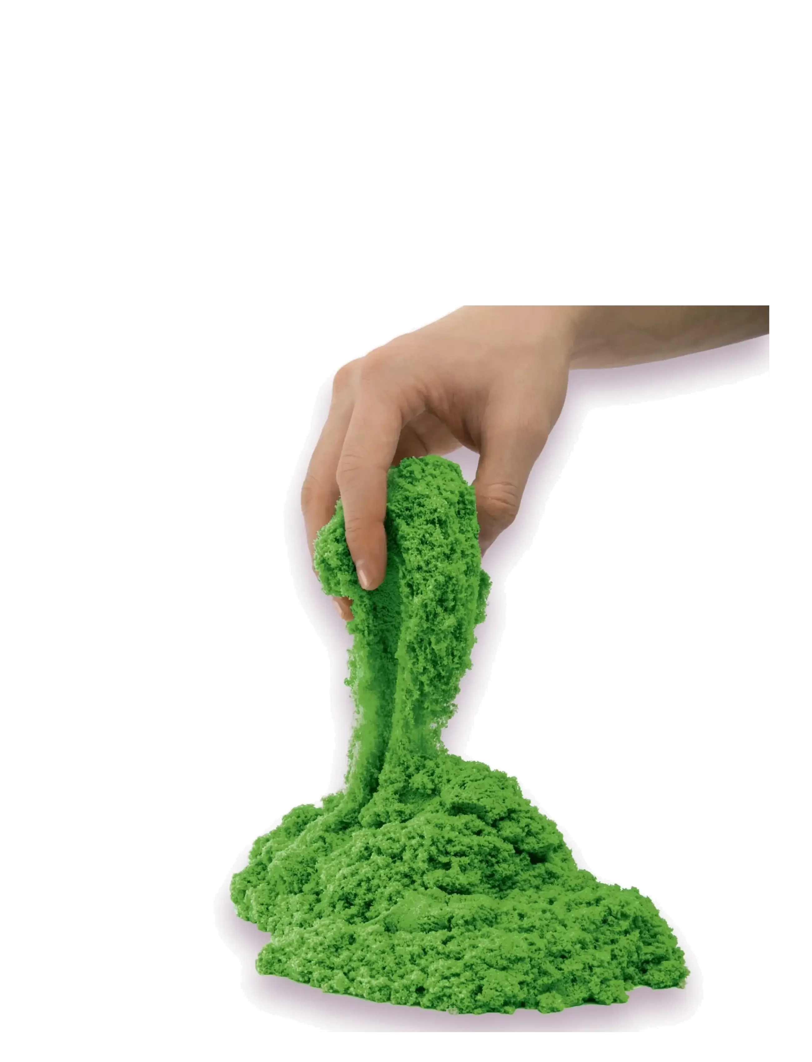 Kinetic Sand - Kinetic Sand Colour Bag Green - modellervoks - muti - 1