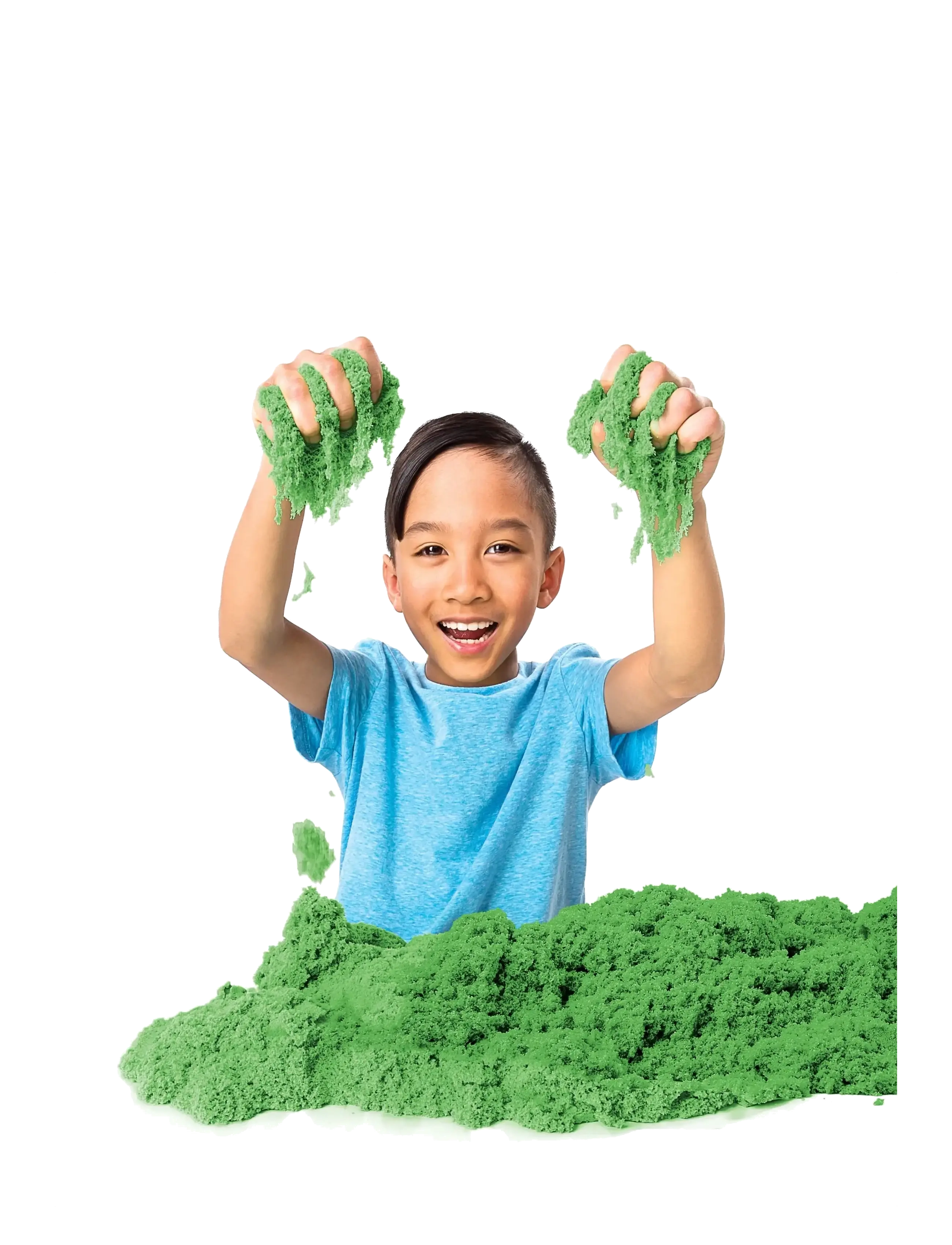 Kinetic Sand - Kinetic Sand Colour Bag Green - modellervoks - muti - 2