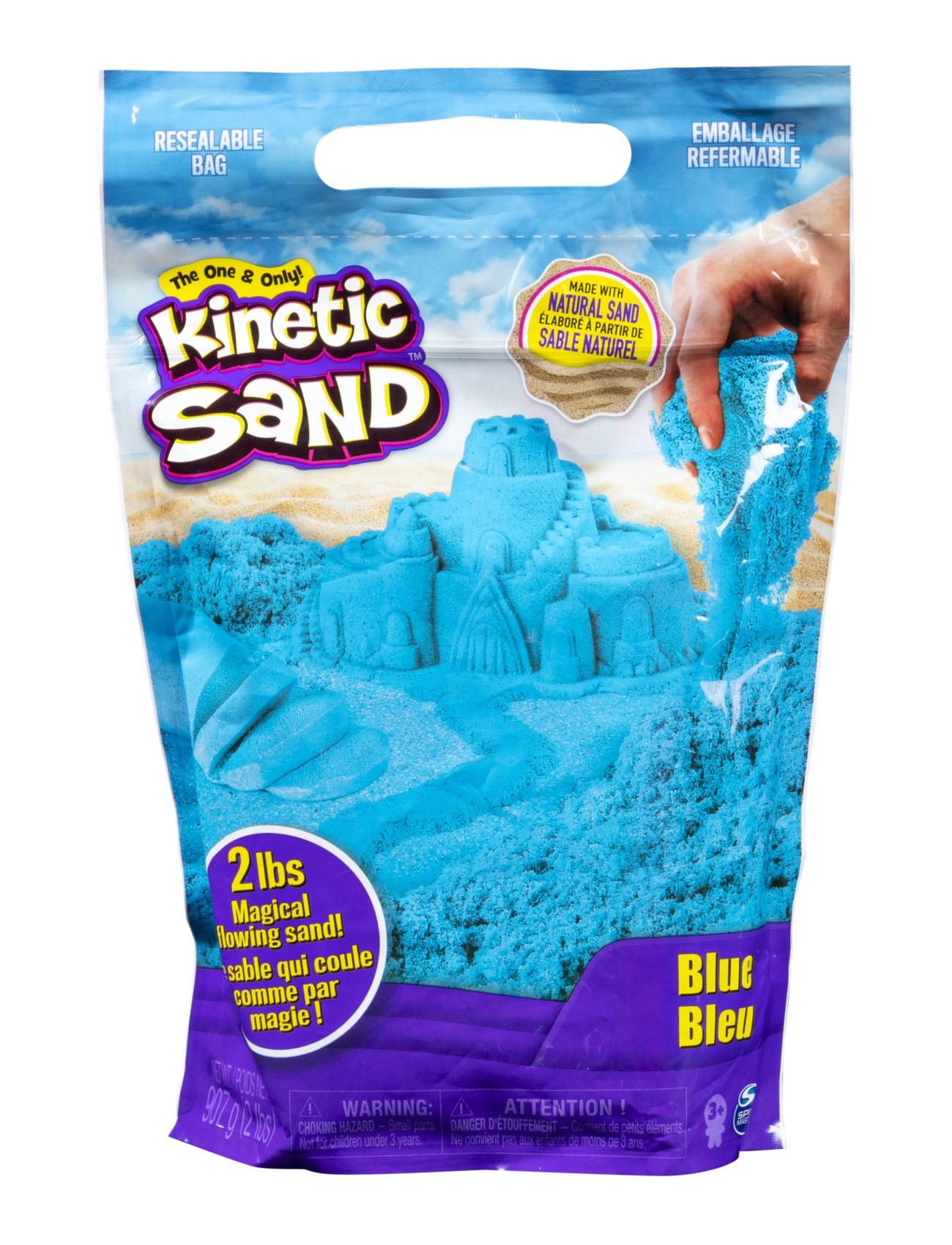 Kinetic Sand Kinetic Sand Colour Bag Blue - 4 for 3 - MUTI / blue