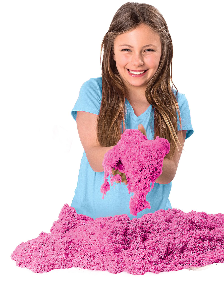 Kinetic Sand - Kinetic Sand Colour Bag Pink - föndursett - muti - 0