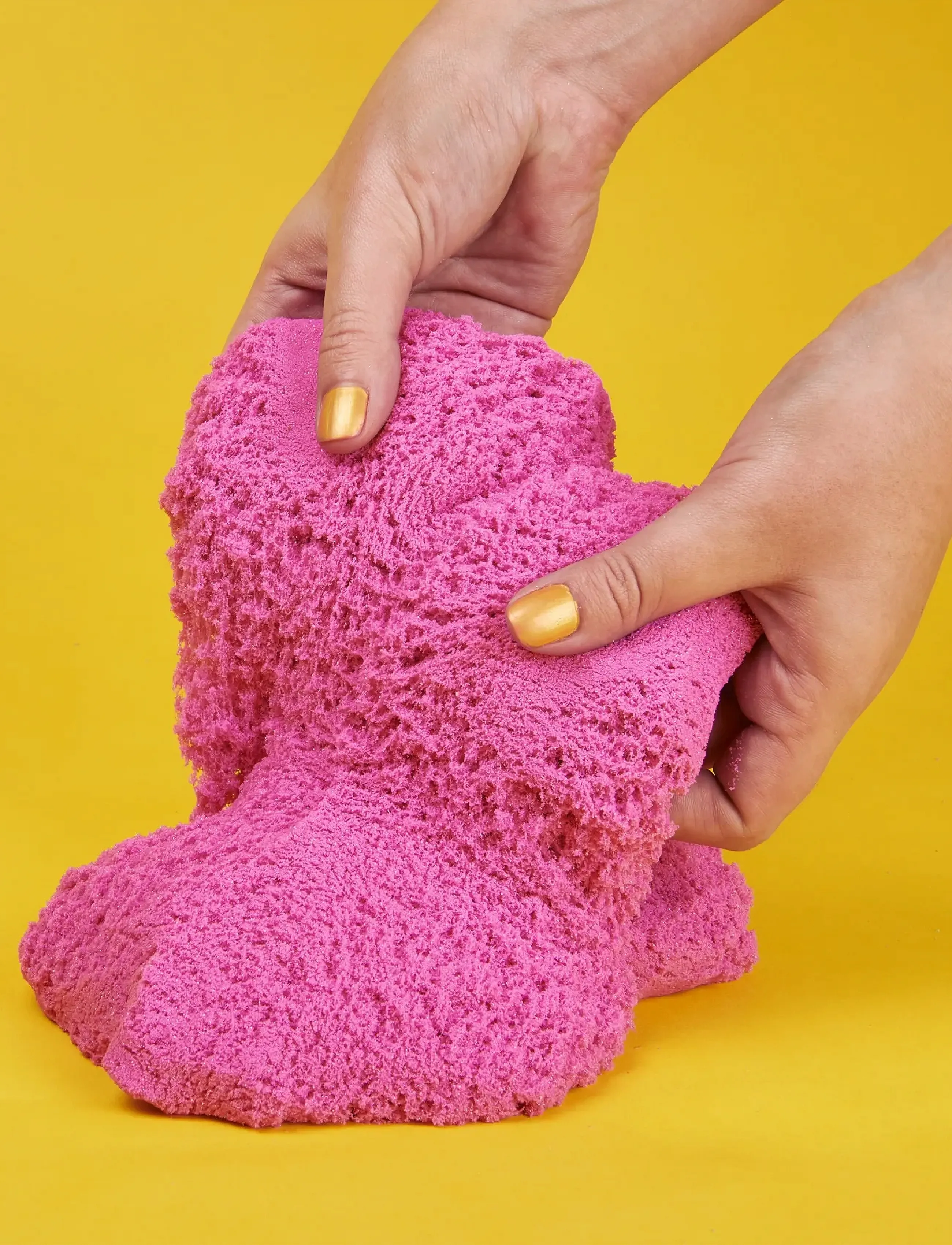 Kinetic Sand Kinetic Sand Glitter Sand Pink, One Size, Pink, Håndværk > Slime, Børn