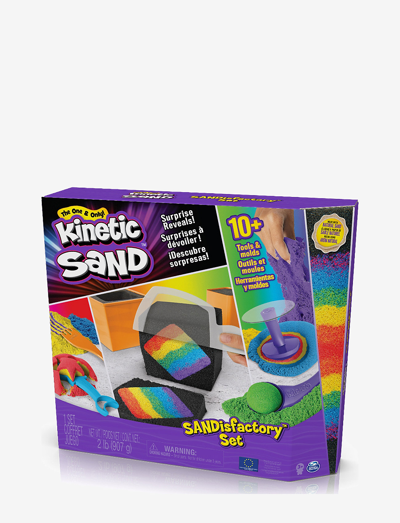 Kinetic Sand - Kinetic Sand SANDisfactory Set - pysselset - multi - 0