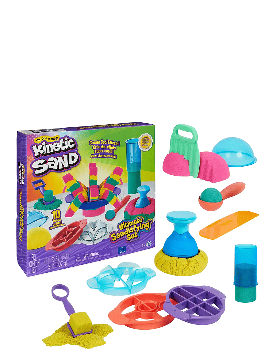 Kinetic Sand - Kinetic Sand Ultimate Sandisfying Set - föndursett - multi - 1