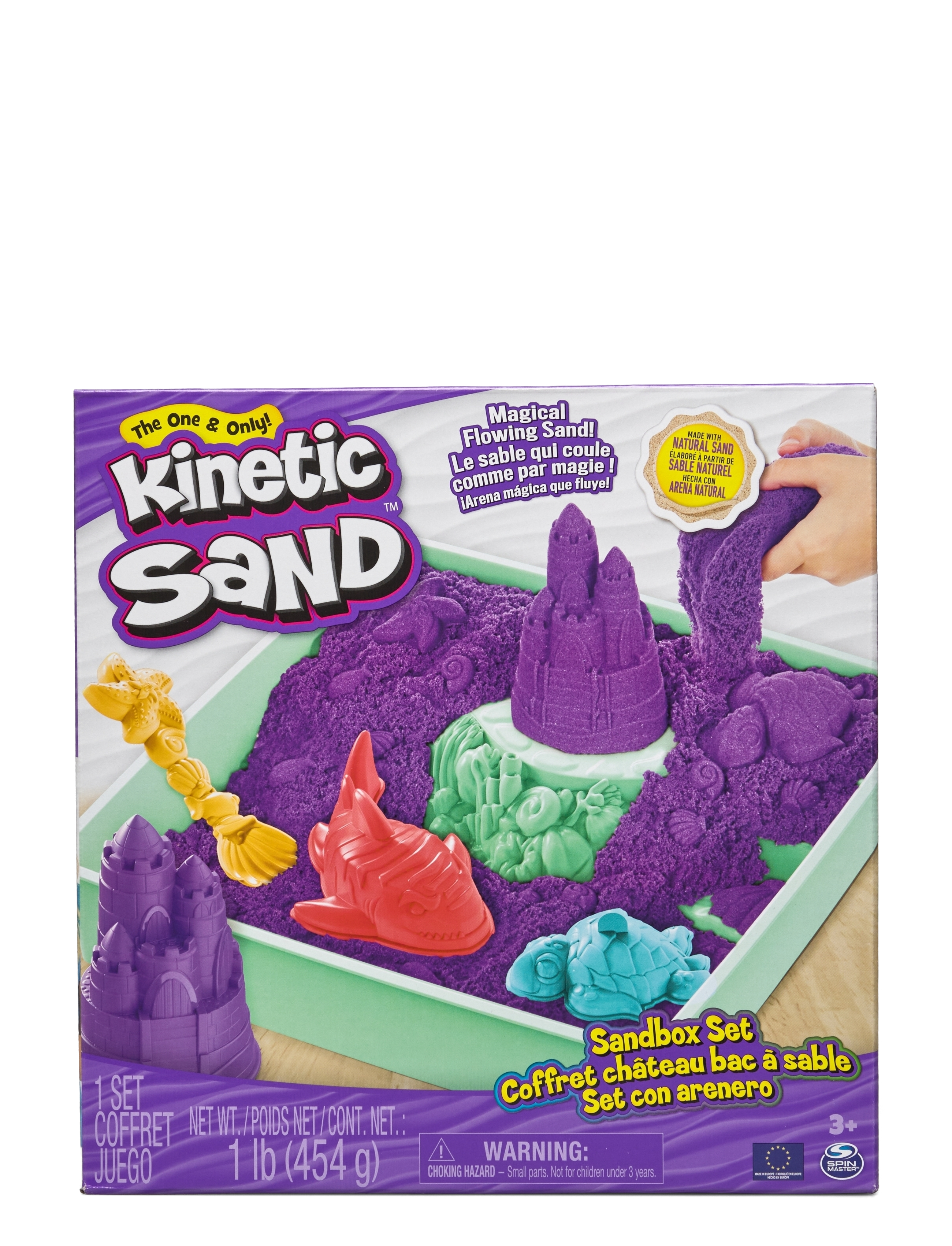 Kinetic Sand Kinetic Sand Sandbox Set - Purple - 4 for 3 - MULTI / multi