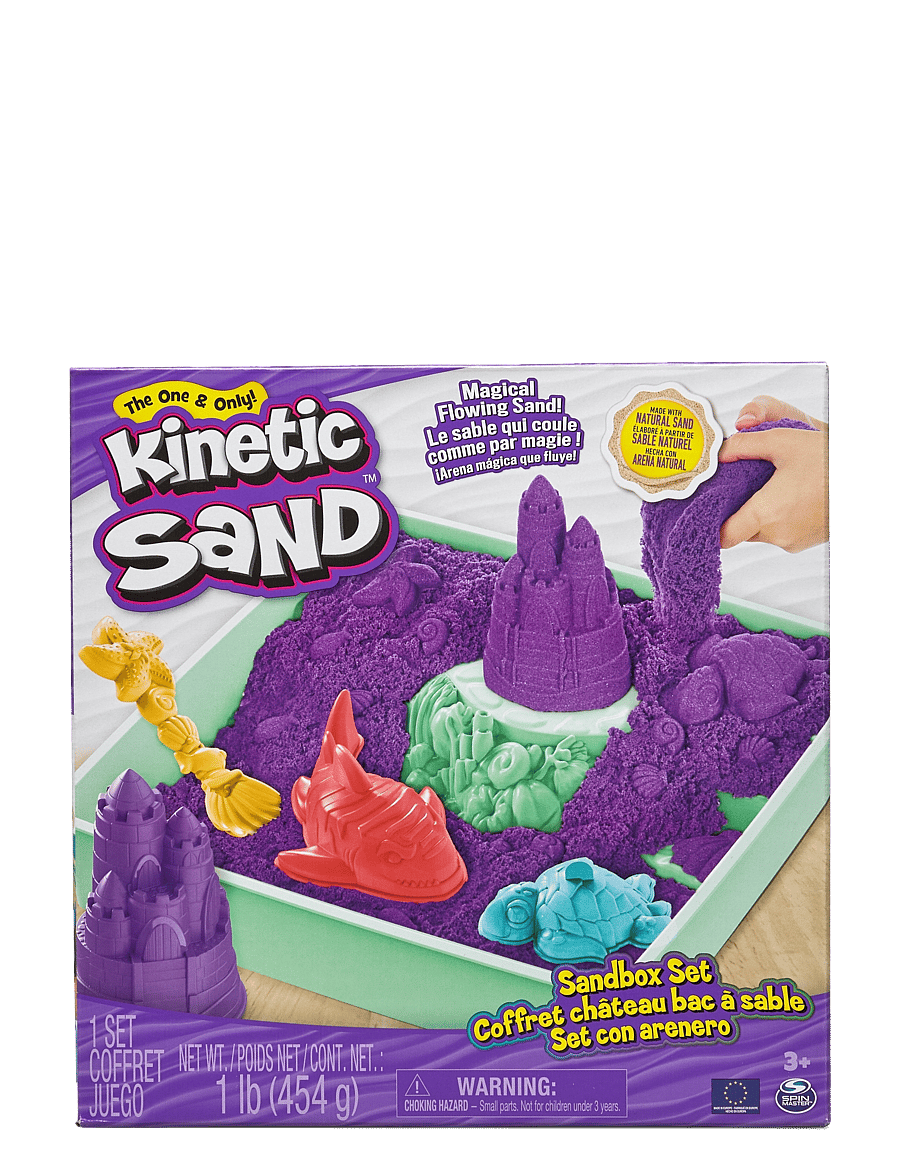 Kinetic Sand - Kinetic Sand Sandbox Set - Purple - leir - multi - 1