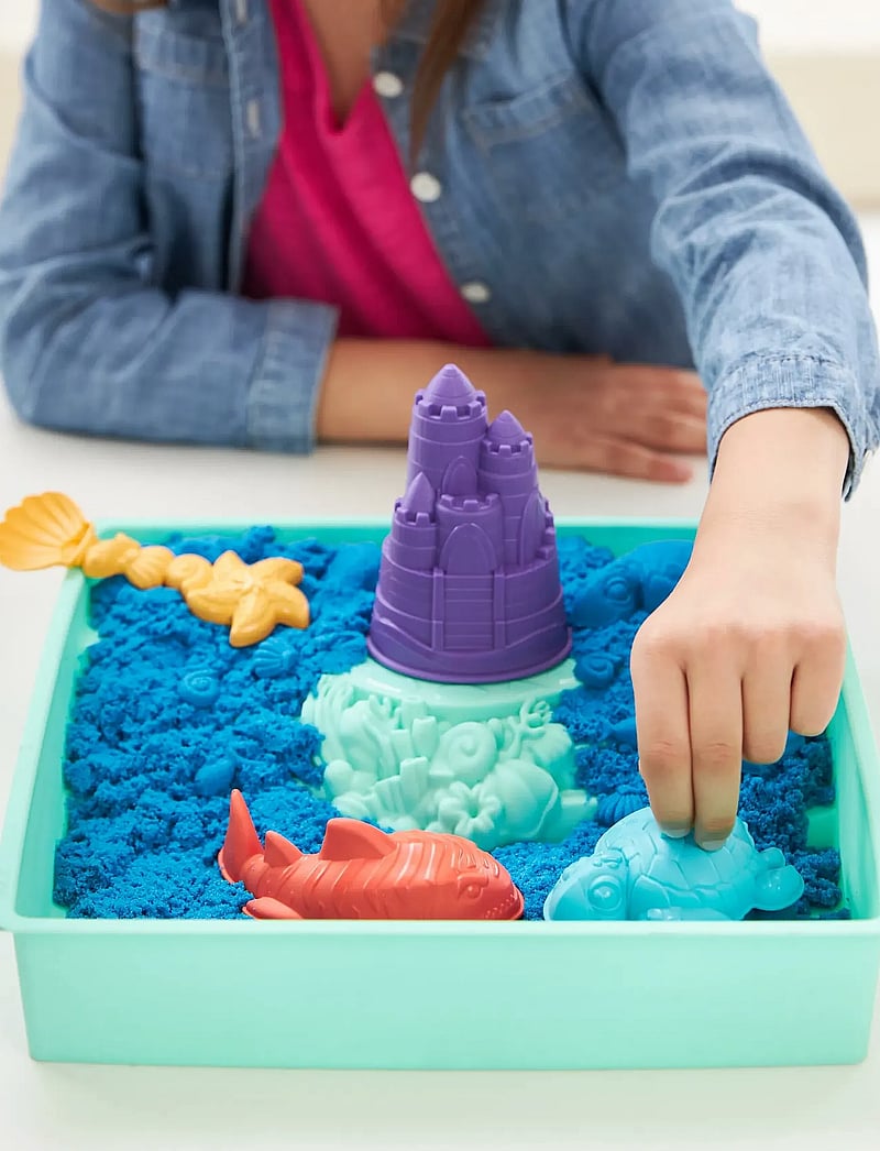 Kinetic Sand - Kinetic Sand Sandbox Set - Blue - leir - multi - 5