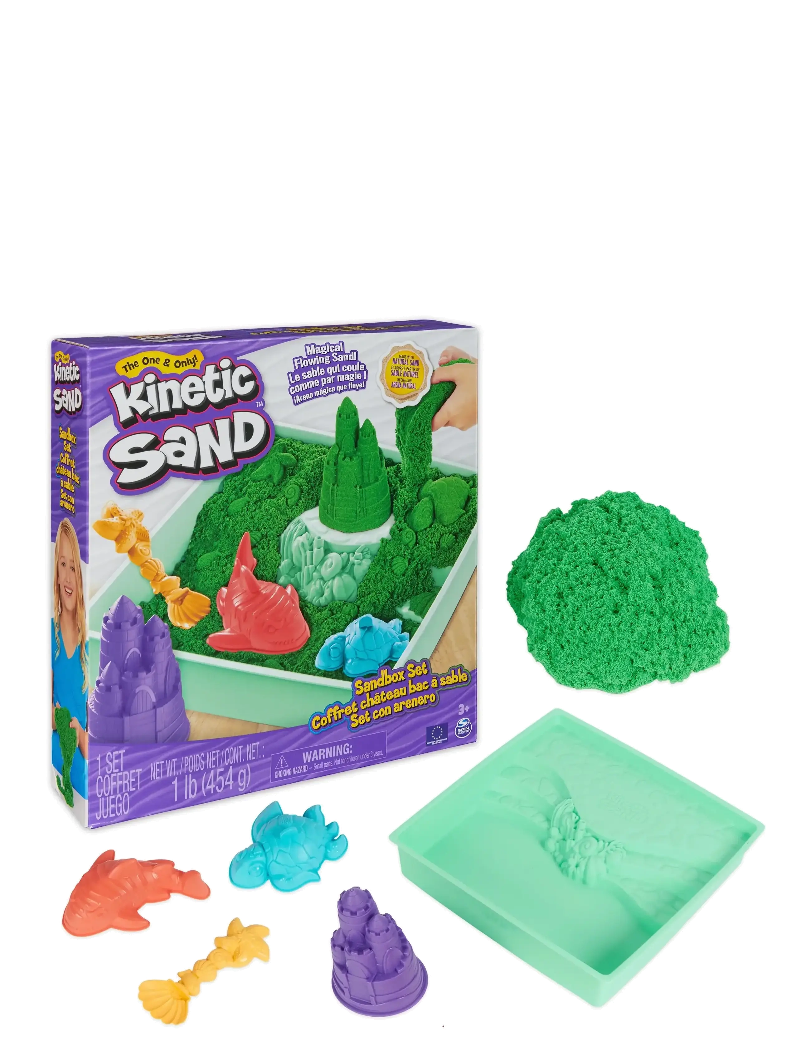 Kinetic Sand Kinetic Sand Sandbox Set - Green - App deal - MULTI / multi