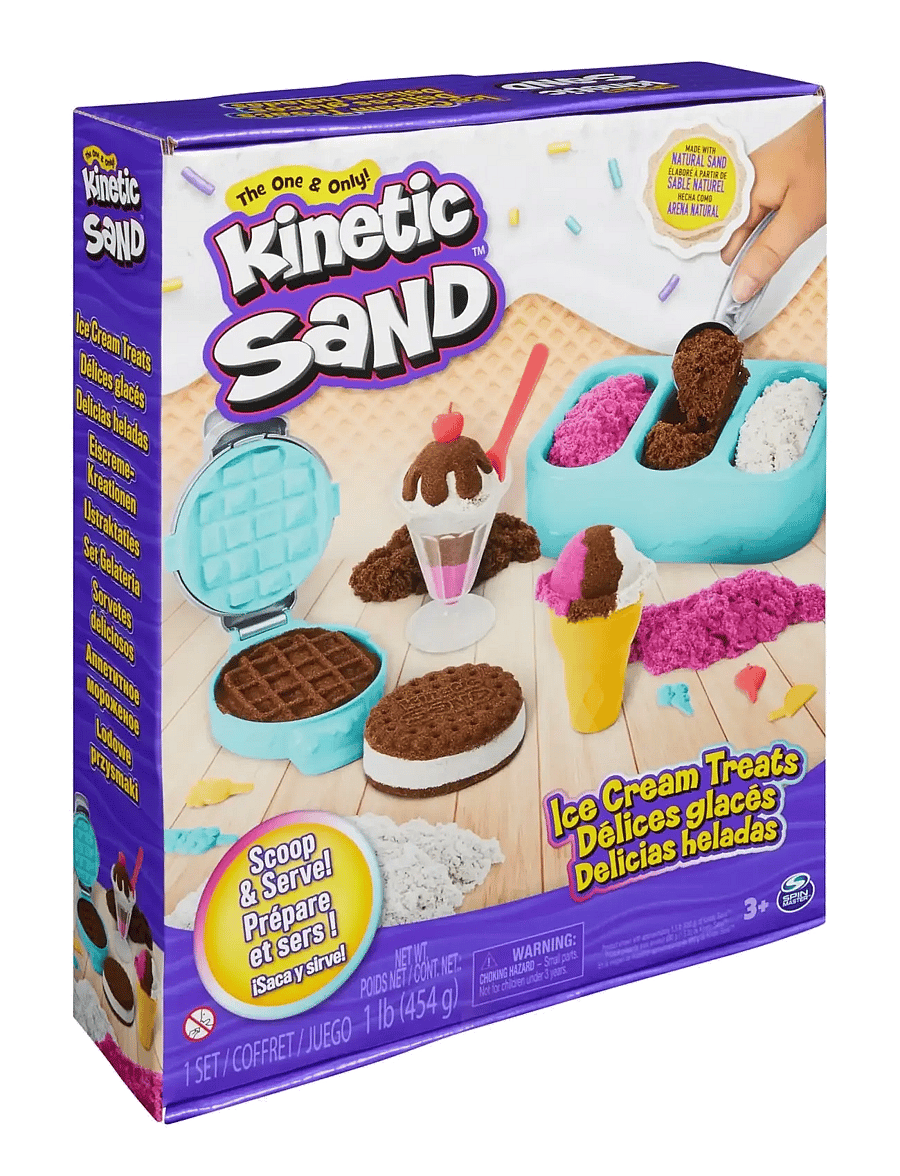 Kinetic Sand - Kinetic Sand Ice Cream Treats - leir - multi - 1