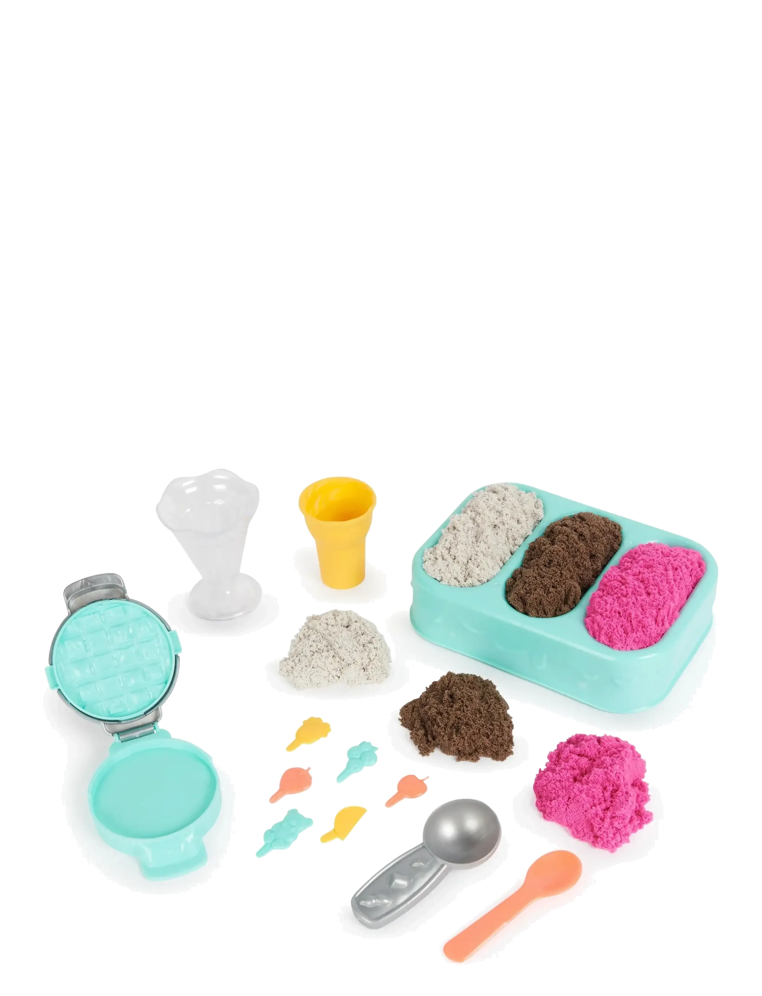 Kinetic Sand - Kinetic Sand Ice Cream Treats - modelleringsleire - multi - 4