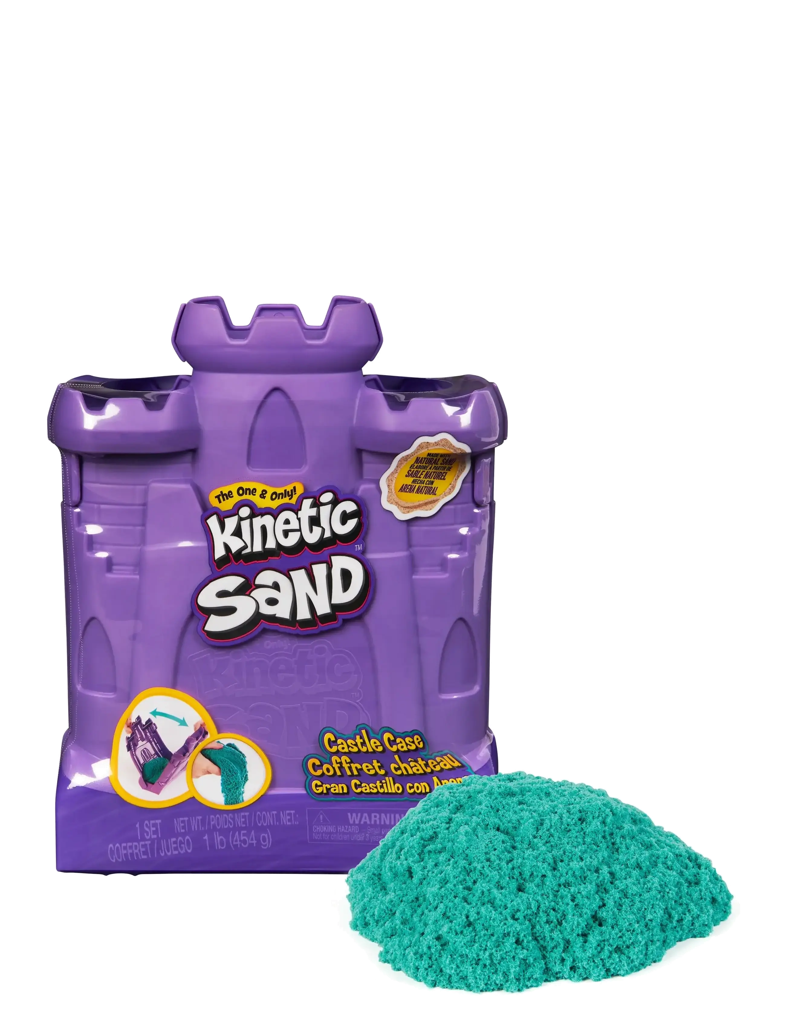 Kinetic Sand Kinetic Sand Castle Case - Lime Green - App deal - MULTI / multi