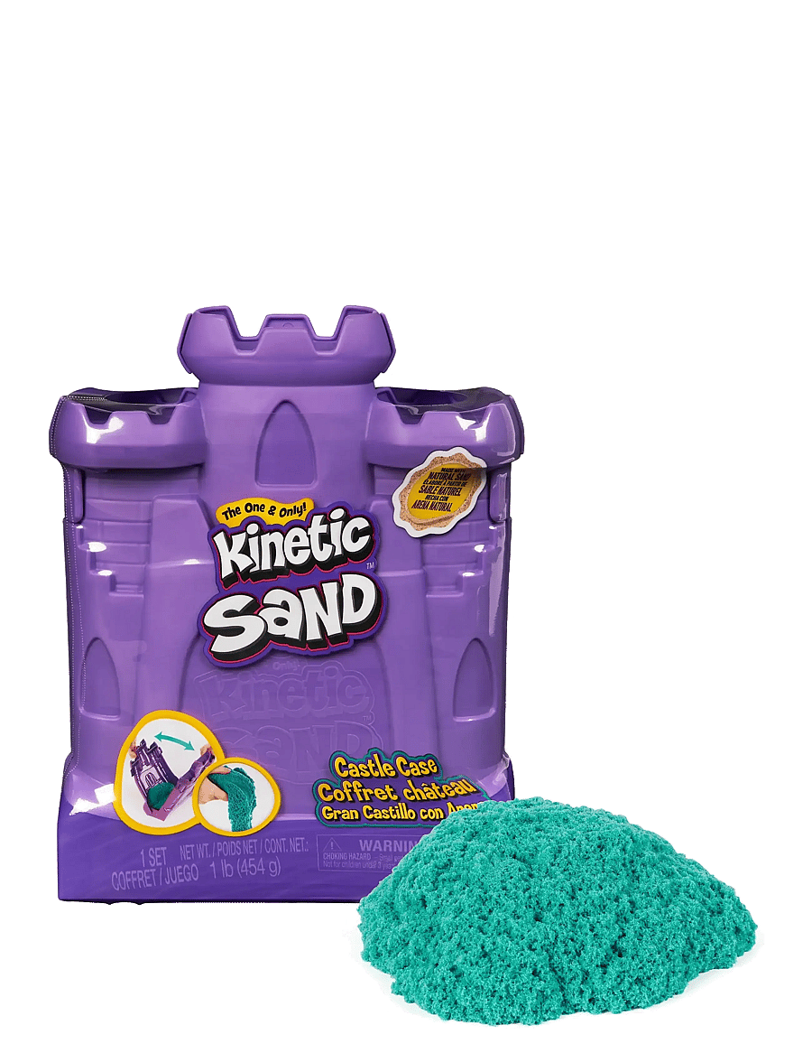 Kinetic Sand - Kinetic Sand Castle Case - Lime Green - leir - multi - 1