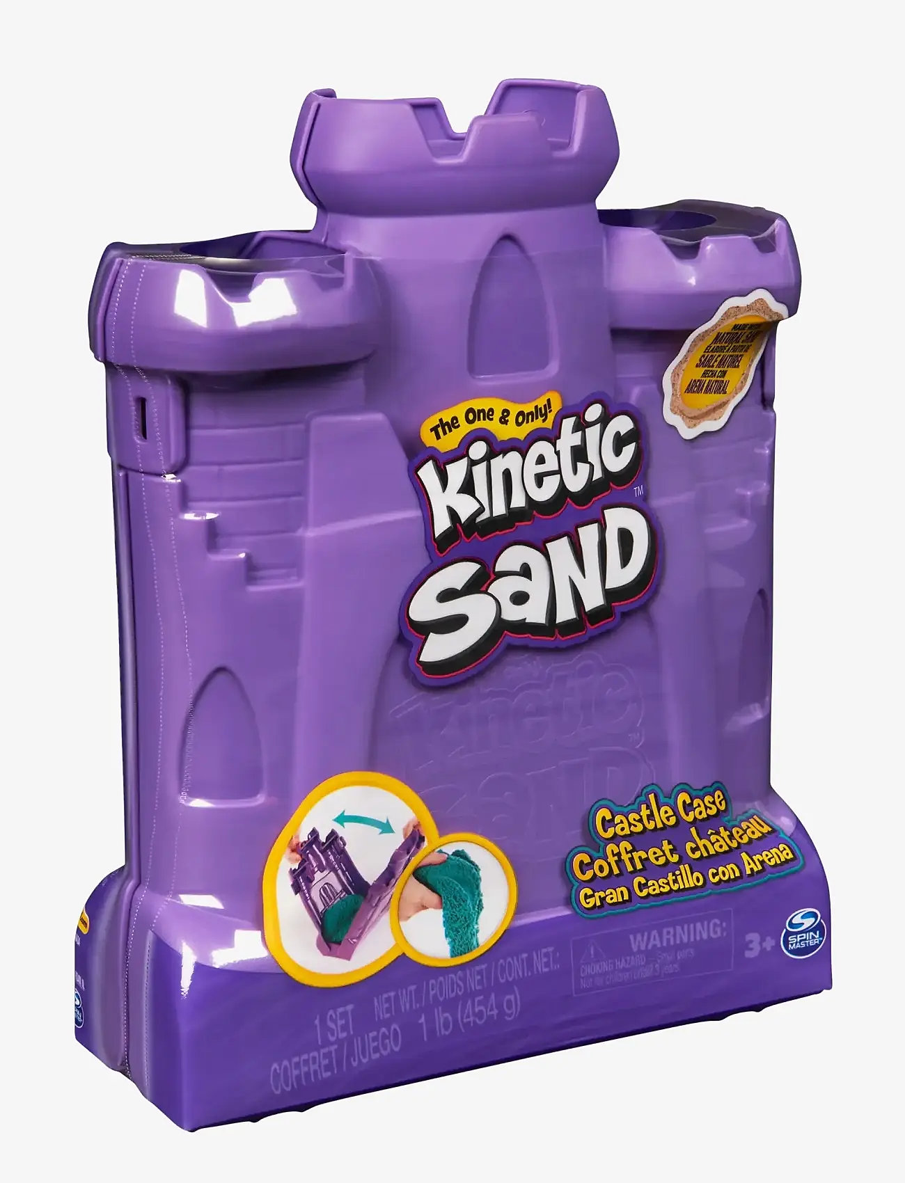 Kinetic Sand - Kinetic Sand Castle Case - Lime Green - modellervoks - multi - 5